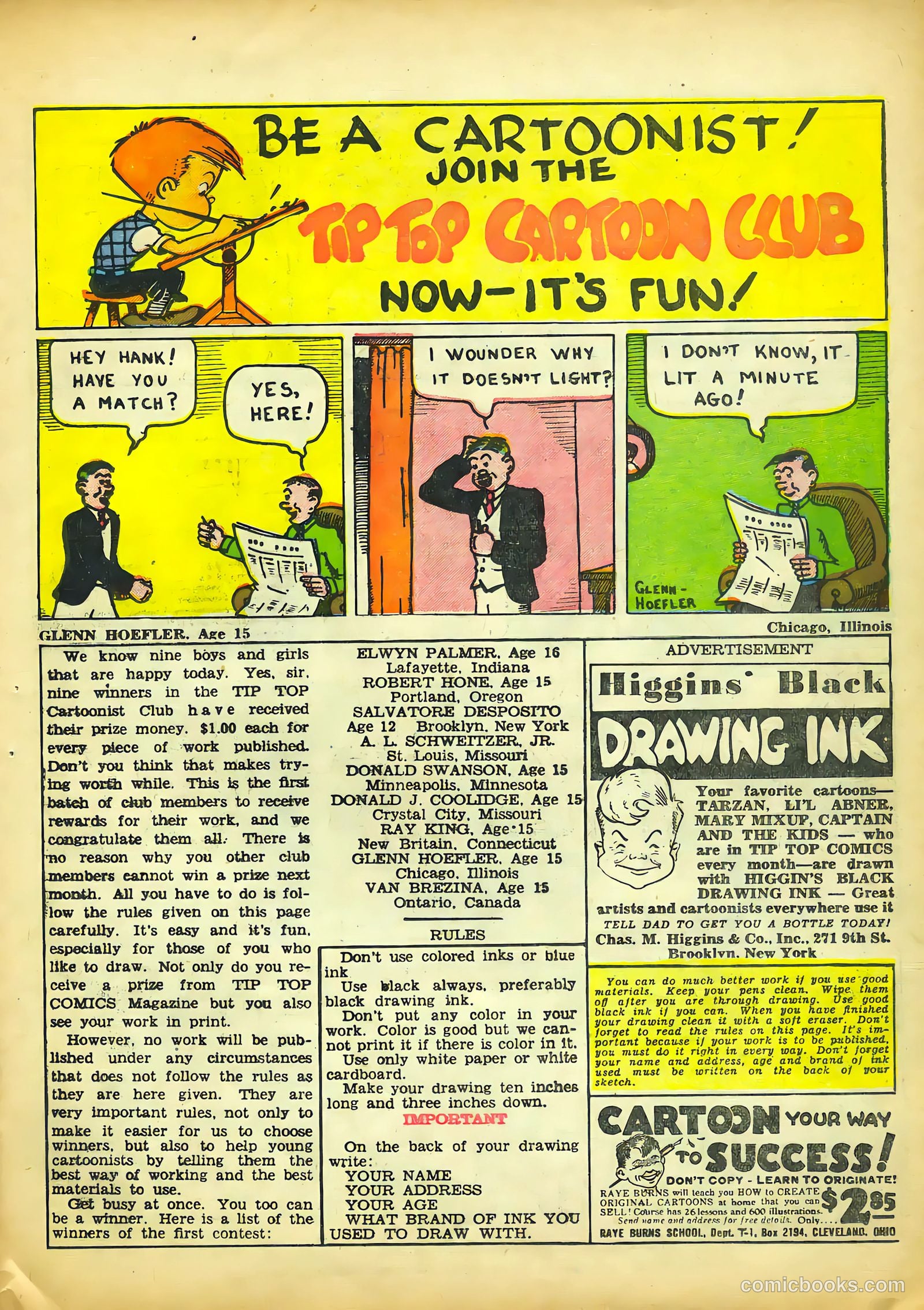 Tip Topper Comics #12 (1951) — page 27 of 54