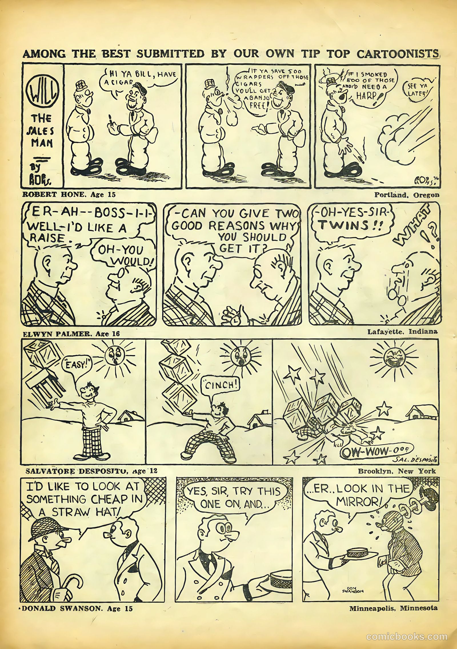 Tip Topper Comics #12 (1951) — page 28 of 54