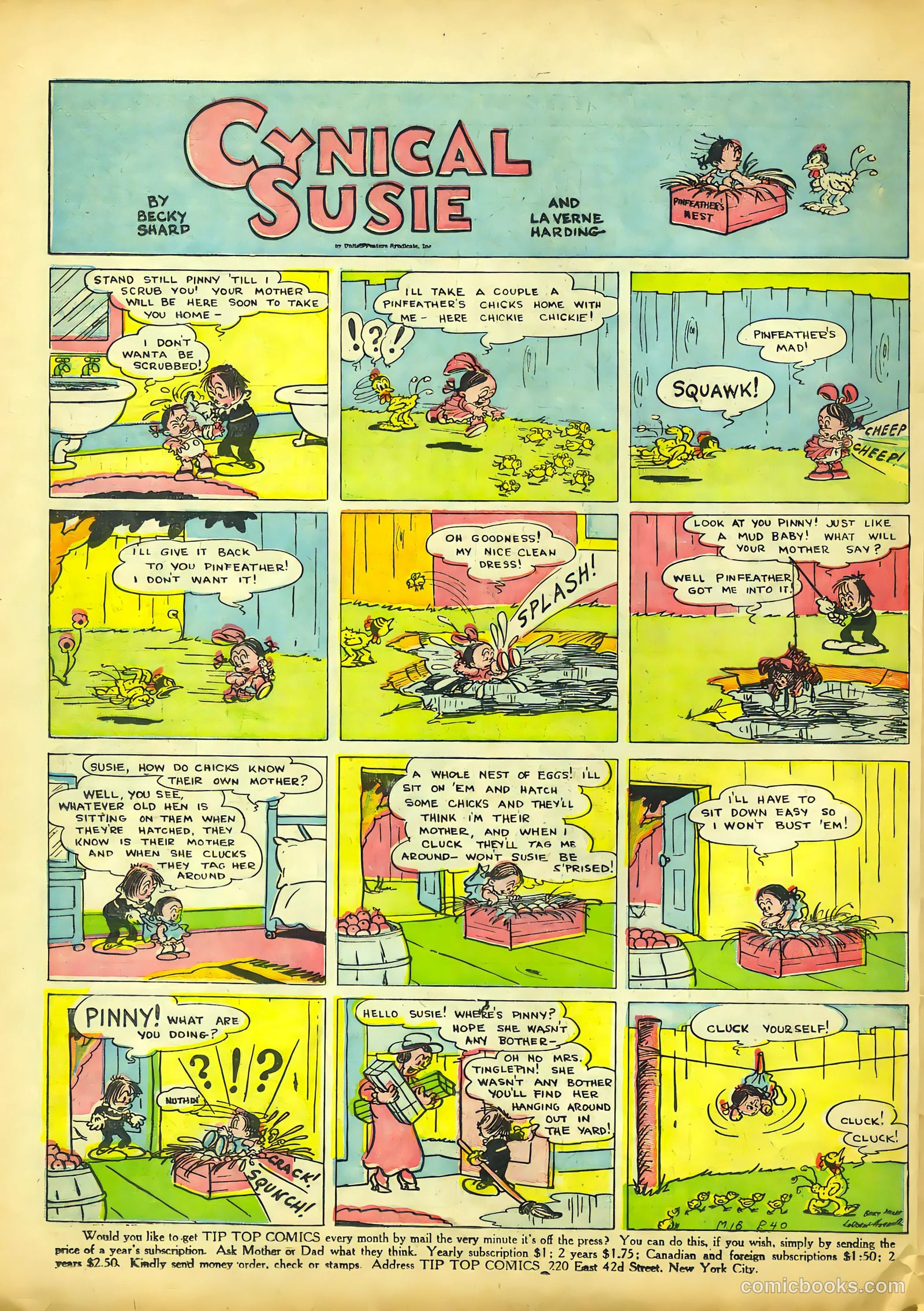 Tip Topper Comics #12 (1951) — page 30 of 54