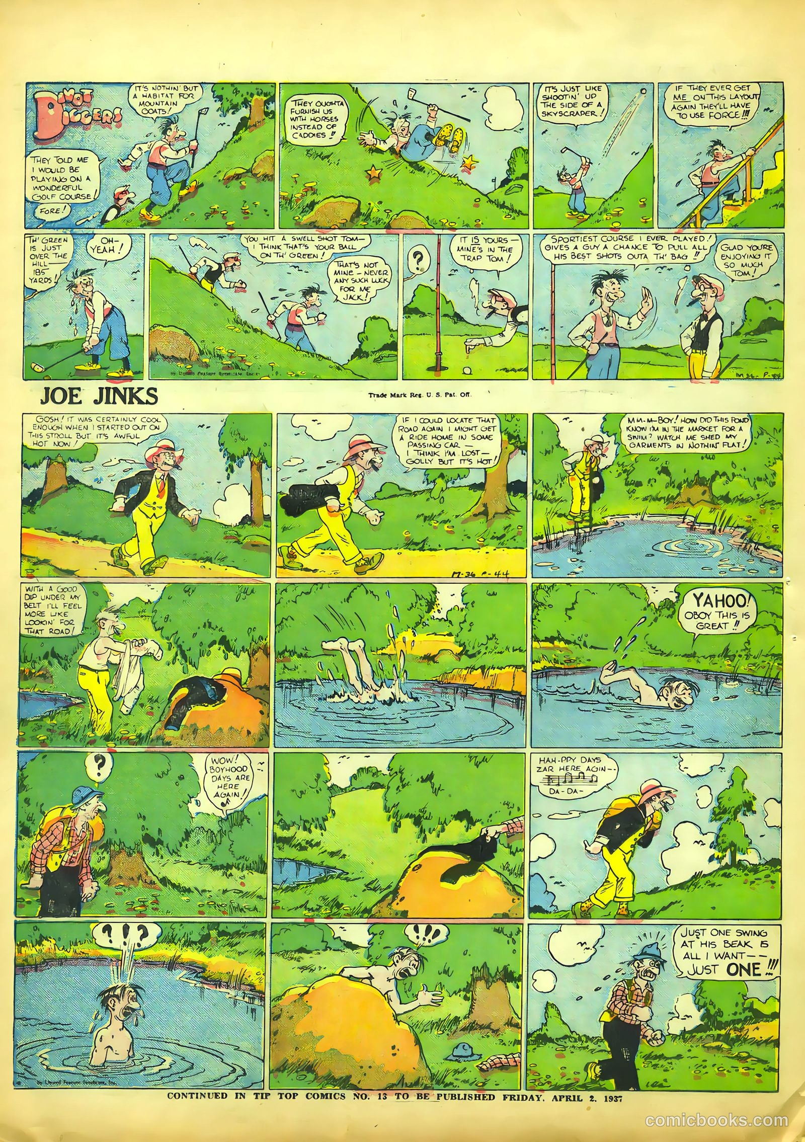 Tip Topper Comics #12 (1951) — page 34 of 54
