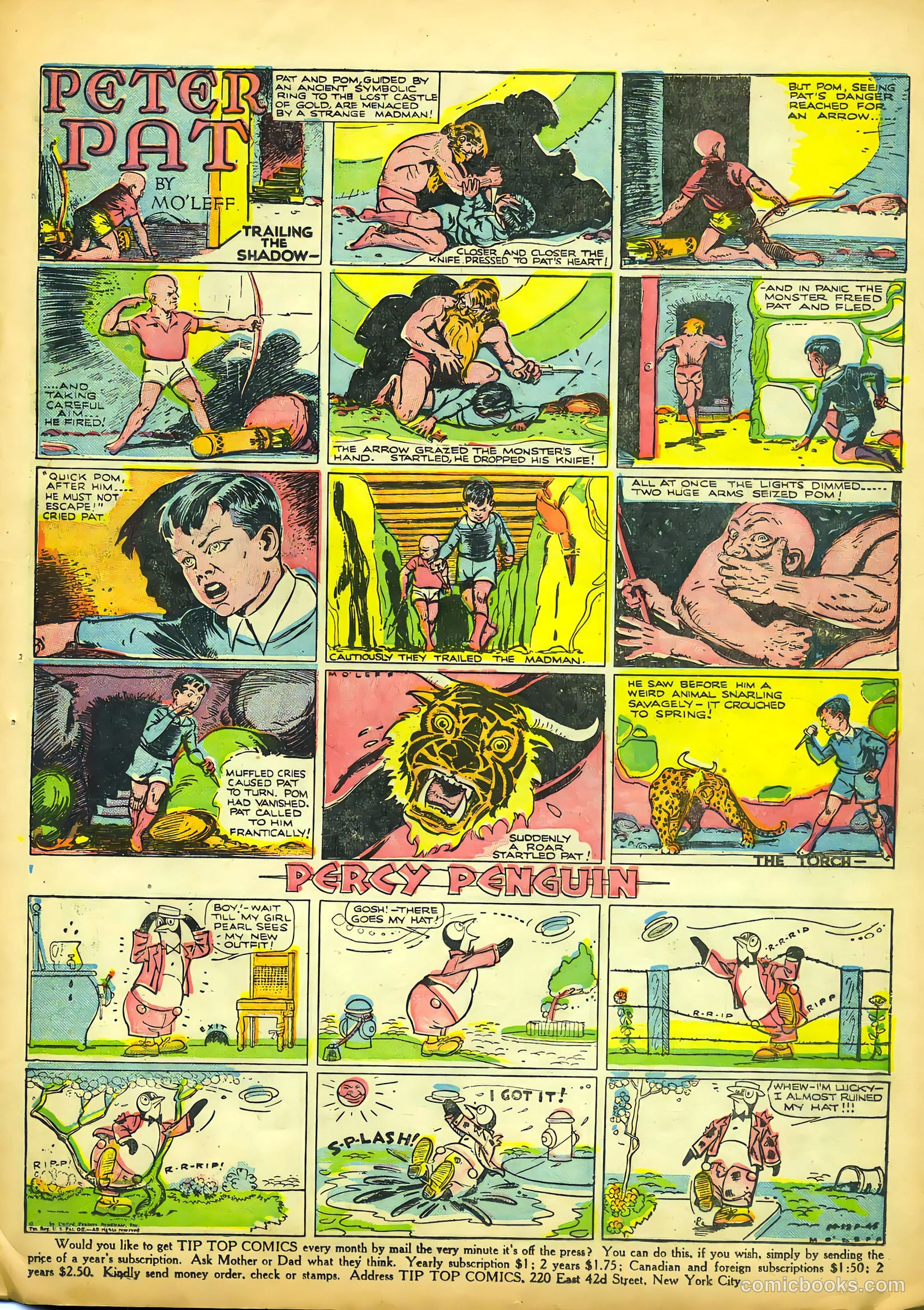 Tip Topper Comics #12 (1951) — page 35 of 54