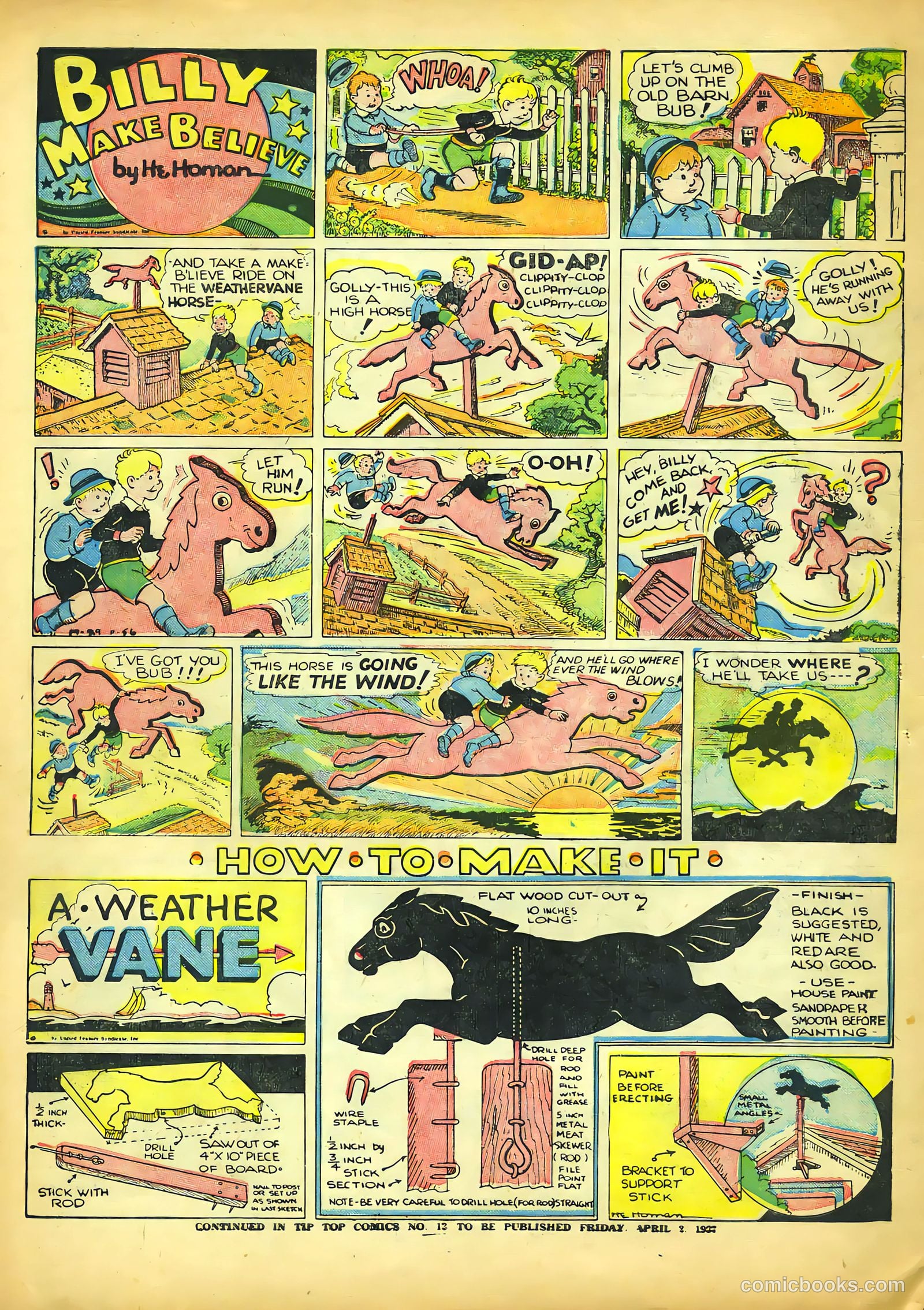 Tip Topper Comics #12 (1951) — page 46 of 54