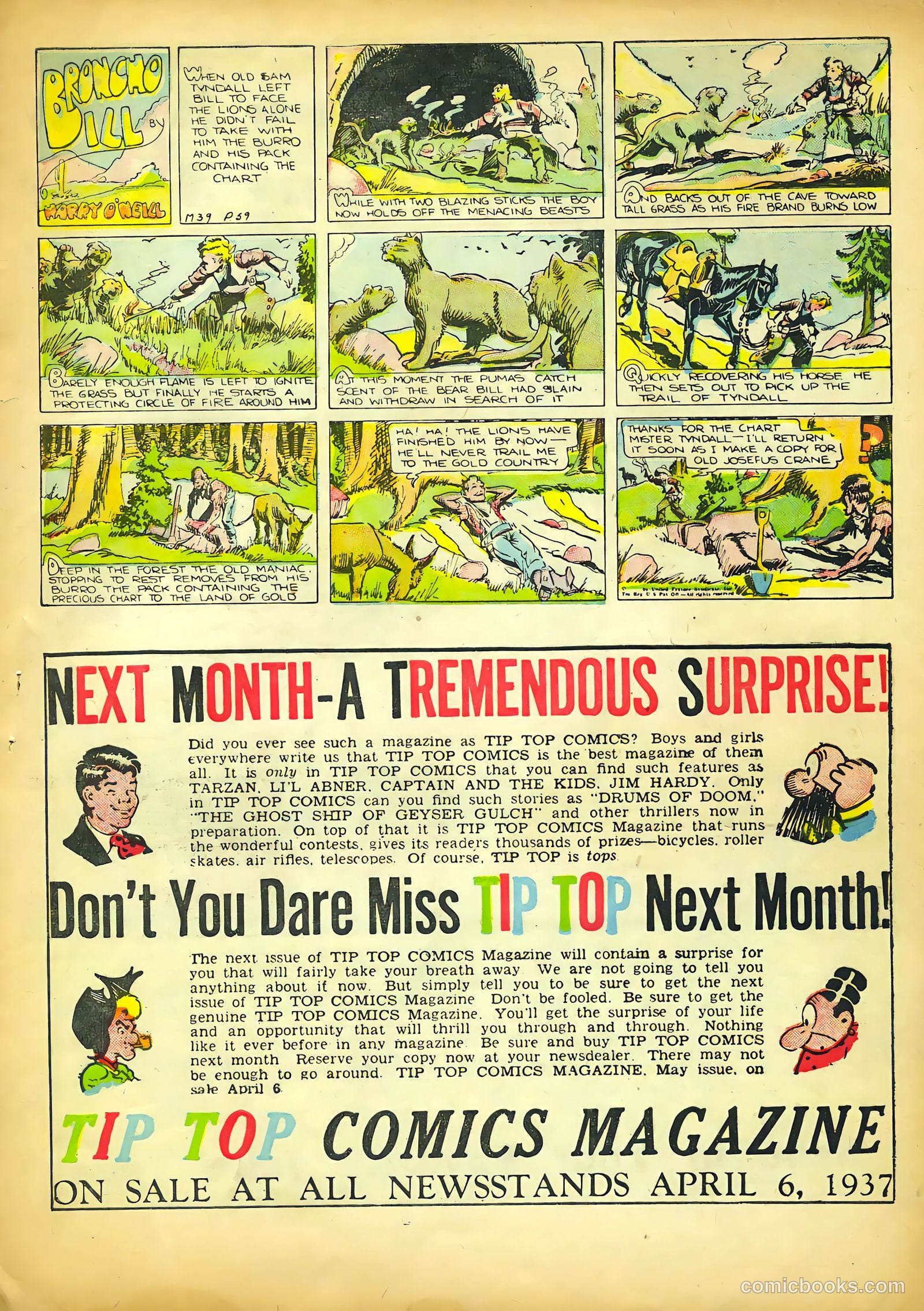 Tip Topper Comics #12 (1951) — page 49 of 54
