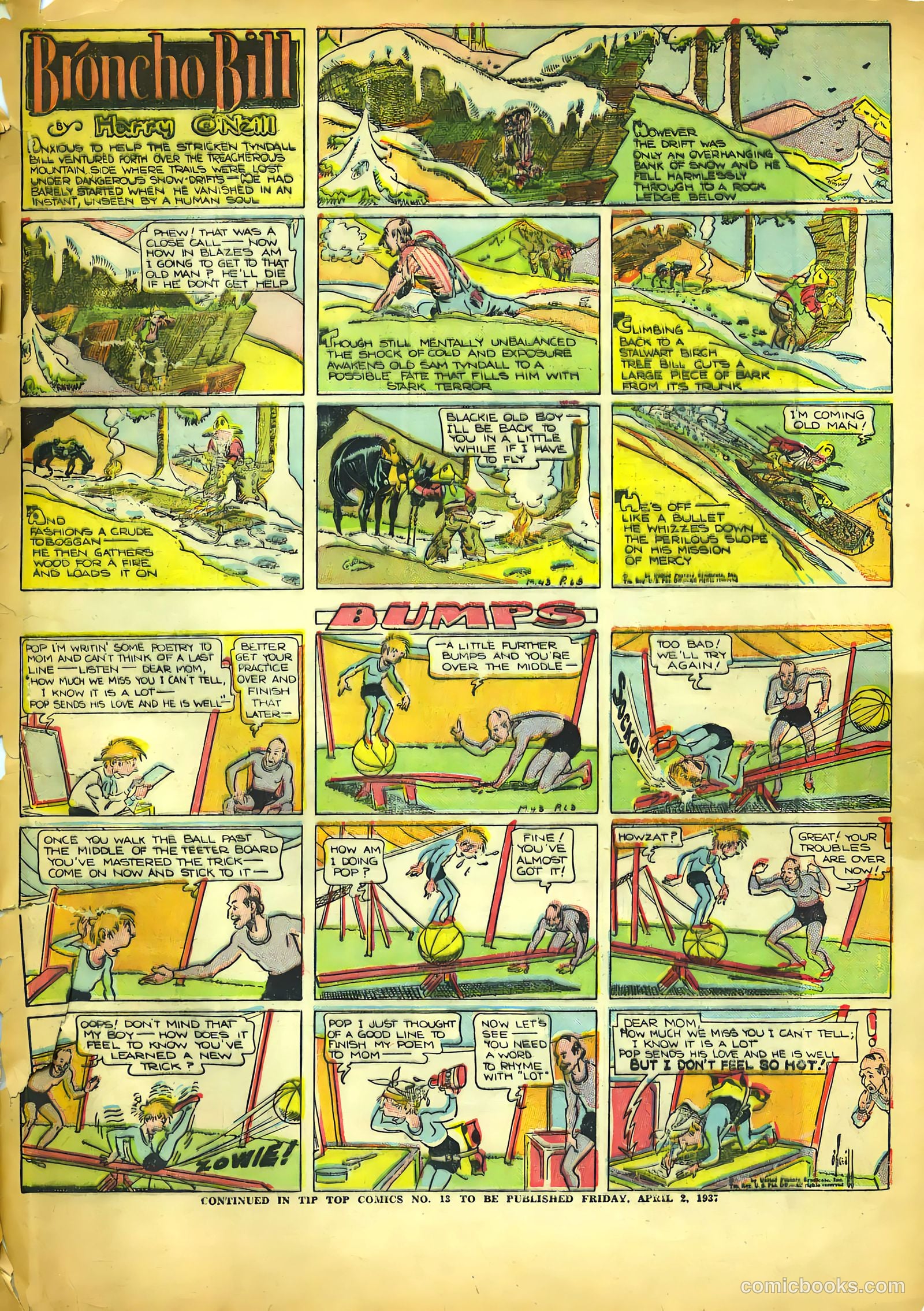 Tip Topper Comics #12 (1951) — page 53 of 54