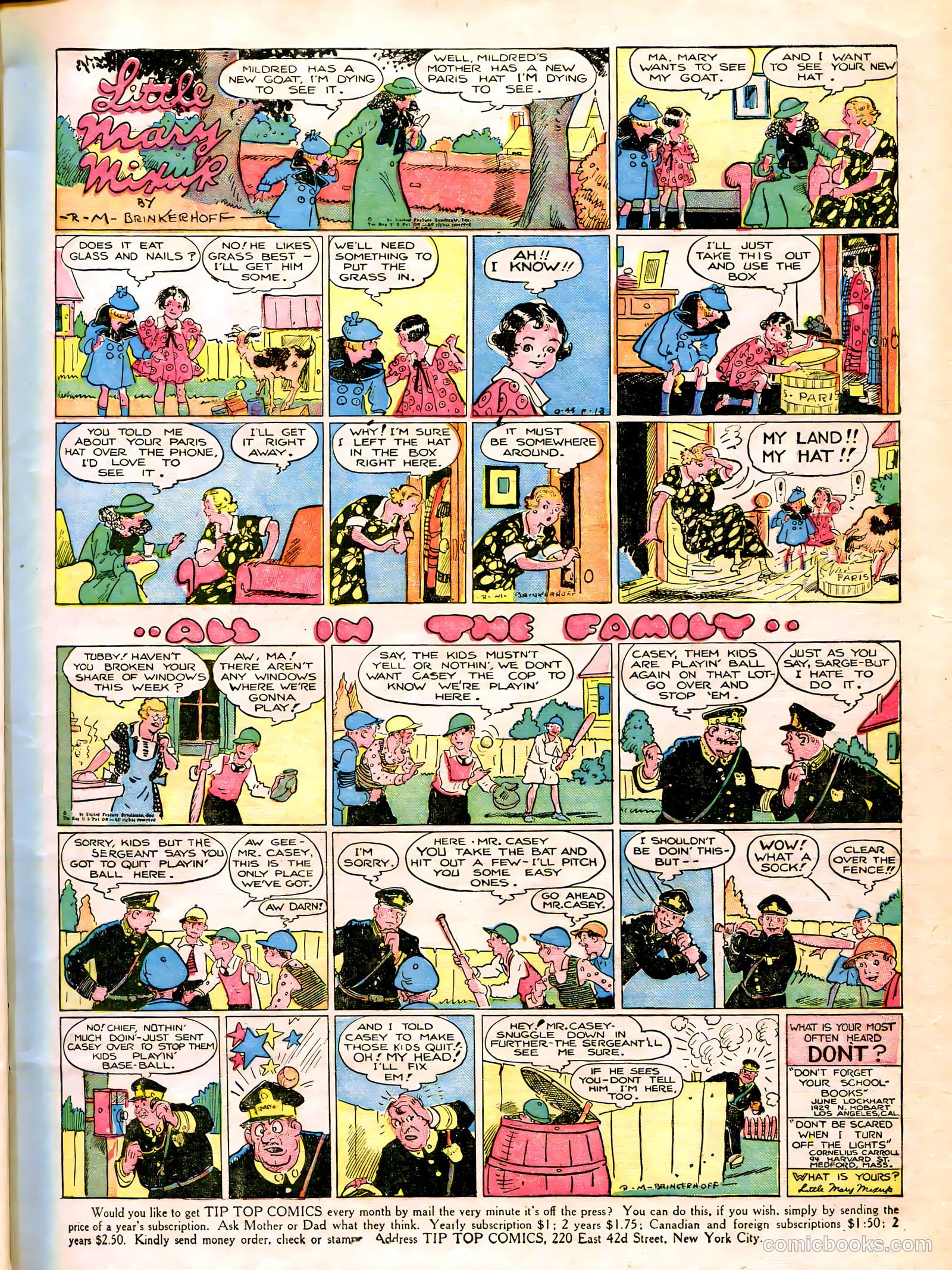 Tip Topper Comics #14 (1951) — page 15 of 58