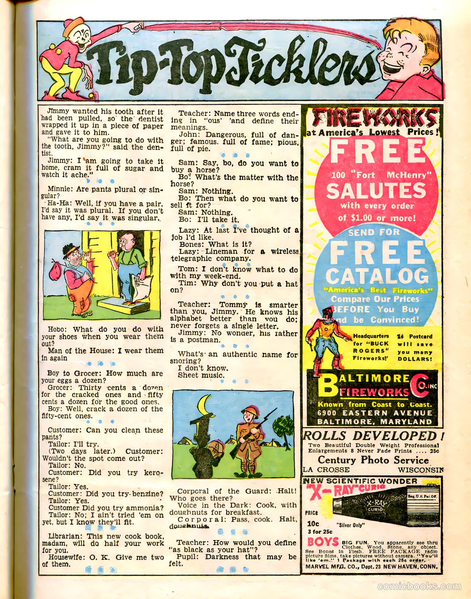 Tip Topper Comics #14 (1951) — page 22 of 58
