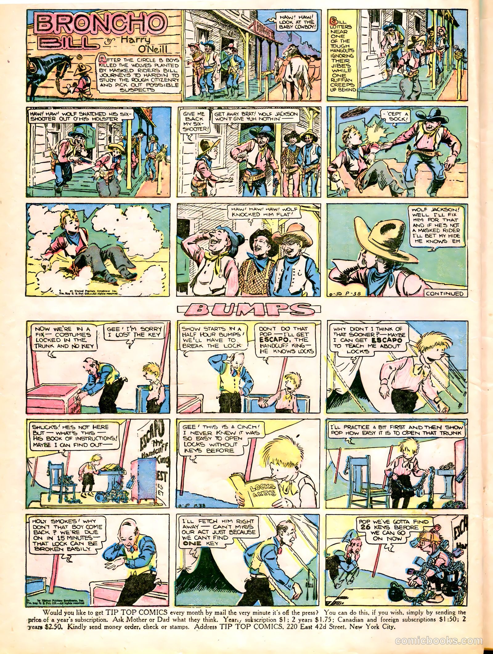 Tip Topper Comics #14 (1951) — page 35 of 58