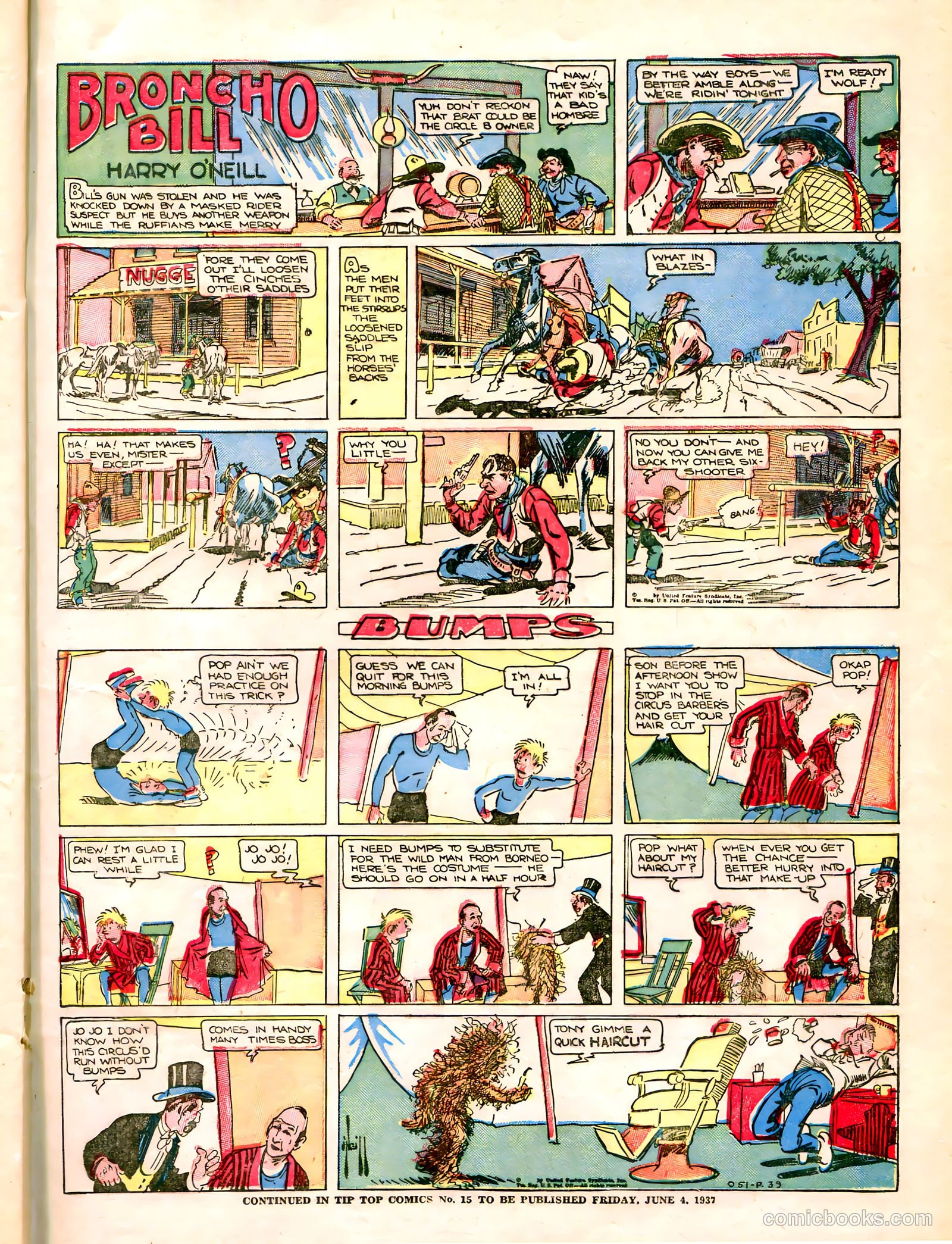 Tip Topper Comics #14 (1951) — page 36 of 58