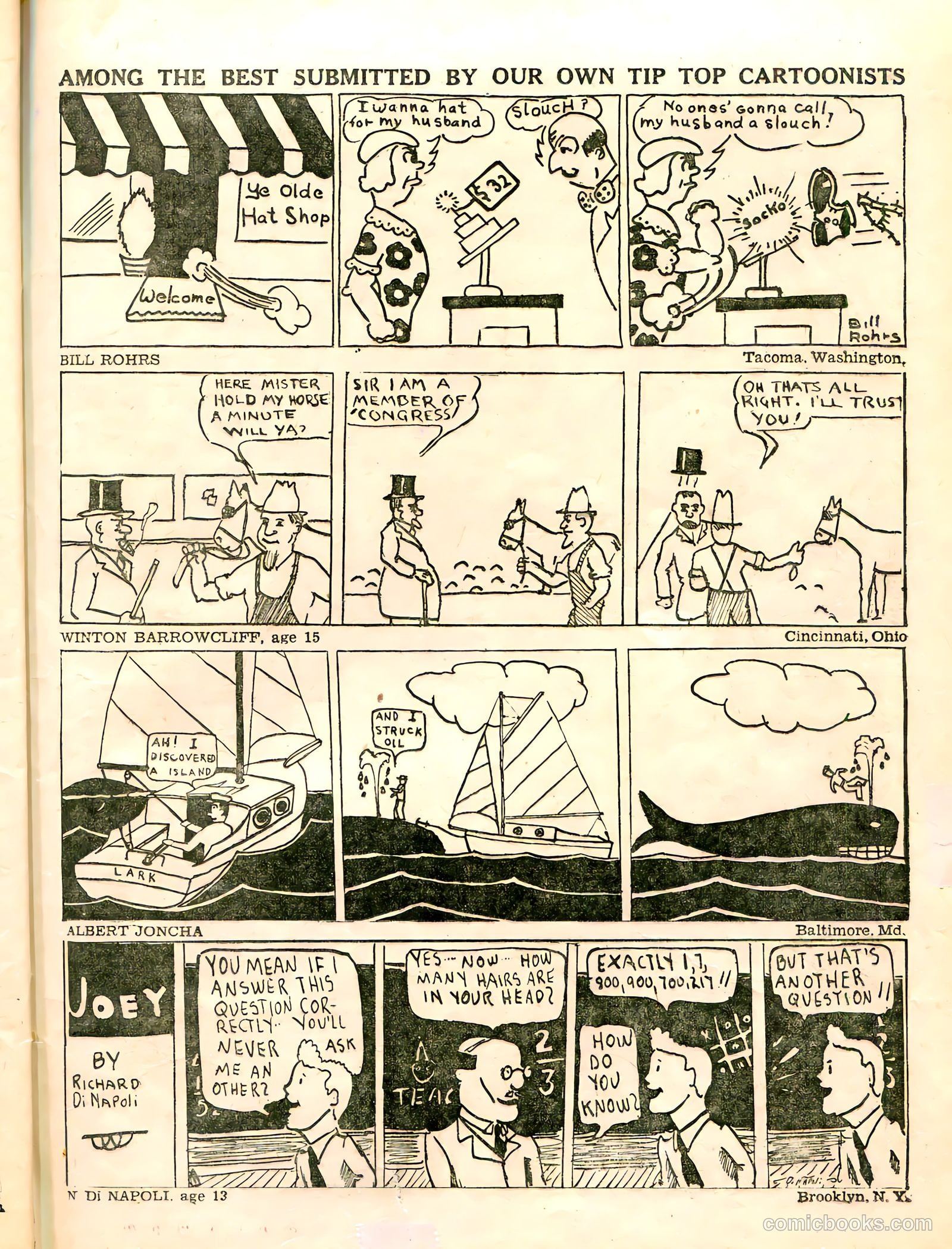 Tip Topper Comics #14 (1951) — page 44 of 58