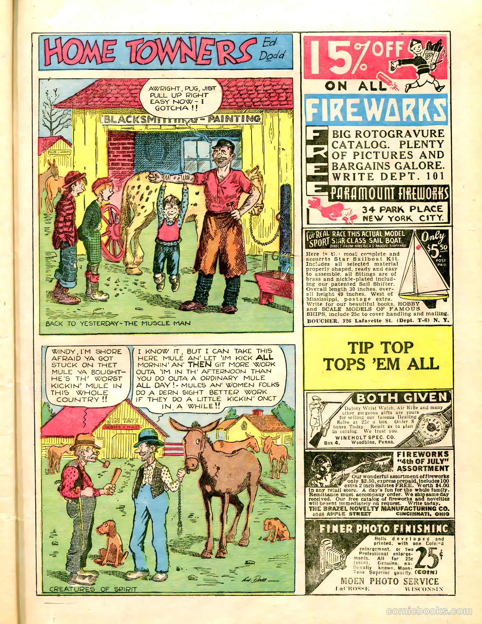 Tip Topper Comics #14 (1951) — page 46 of 58