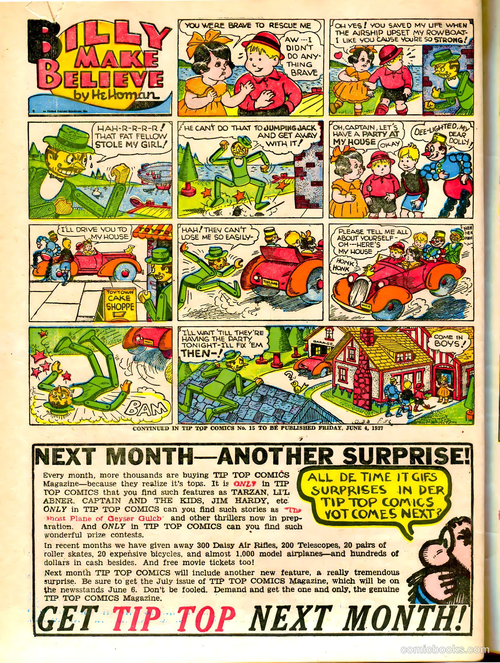 Tip Topper Comics #14 (1951) — page 53 of 58