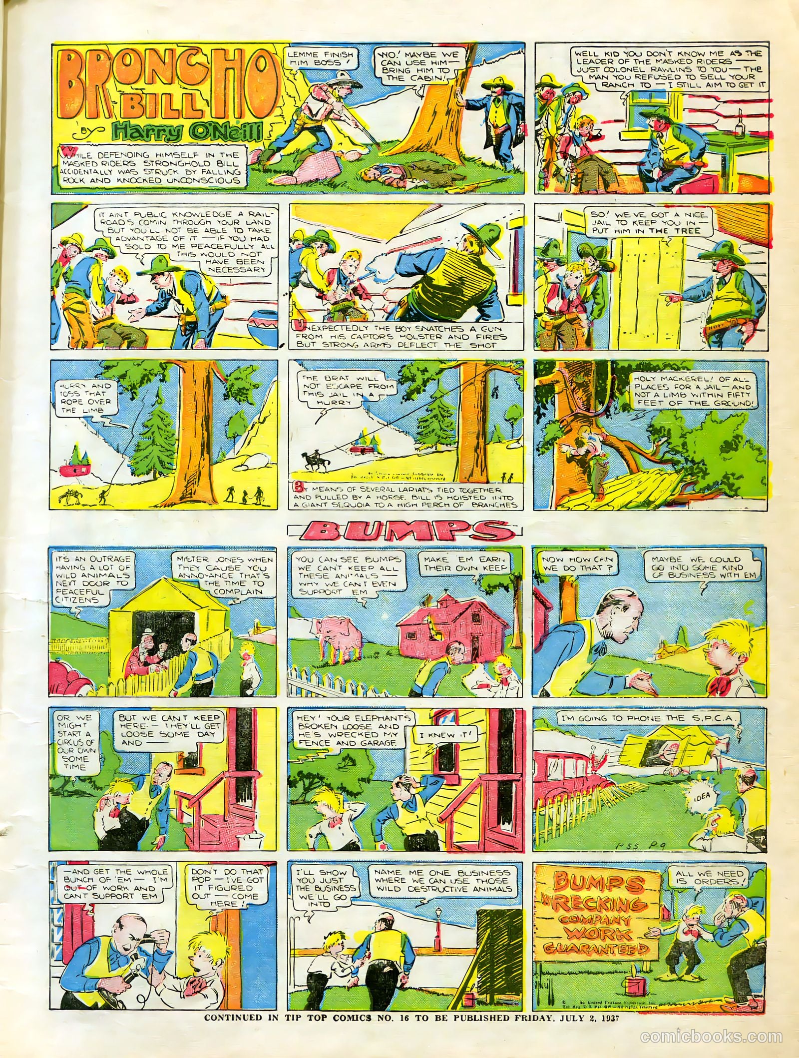 Tip Topper Comics #15 (1952) — page 6 of 58