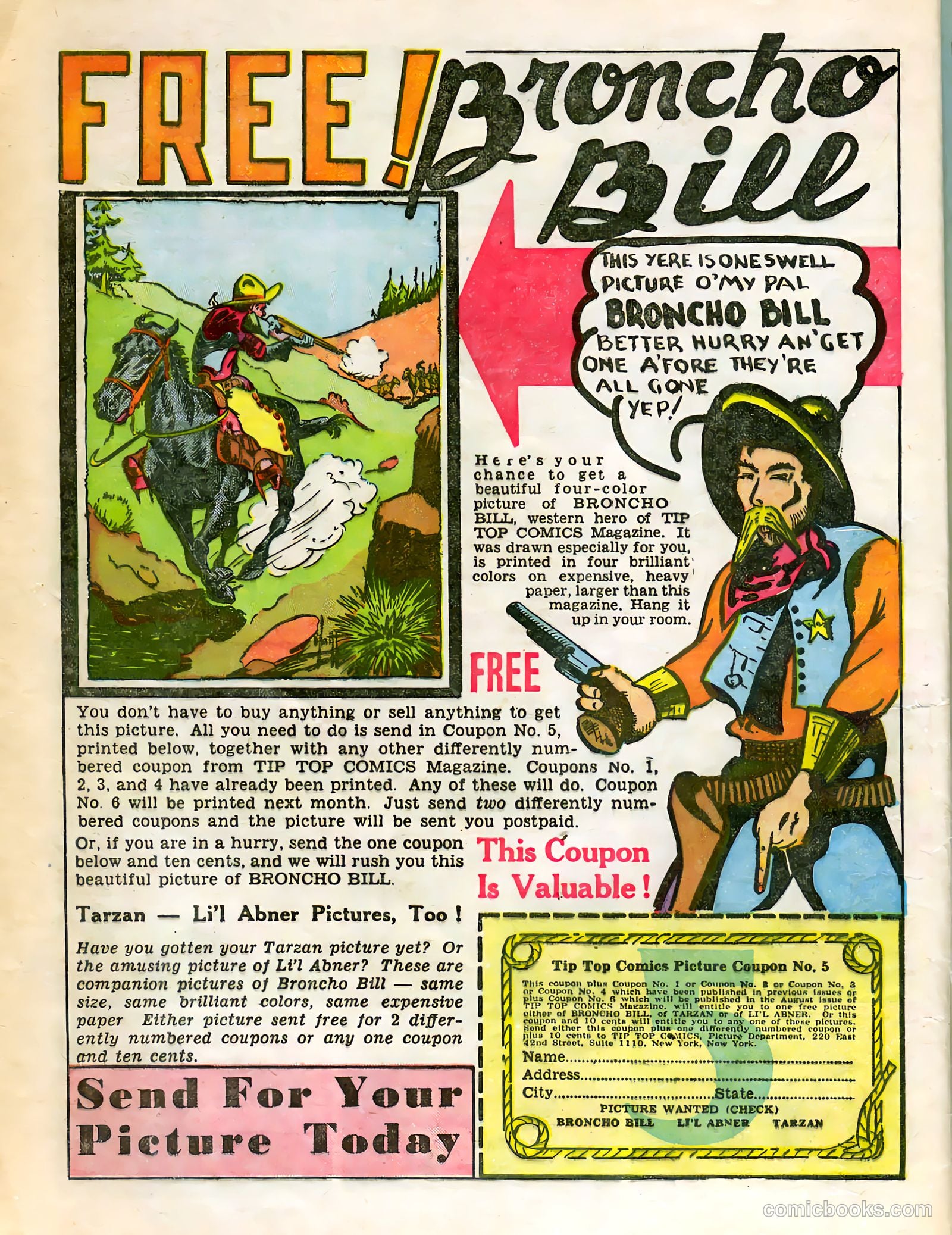 Tip Topper Comics #15 (1952) — page 7 of 58