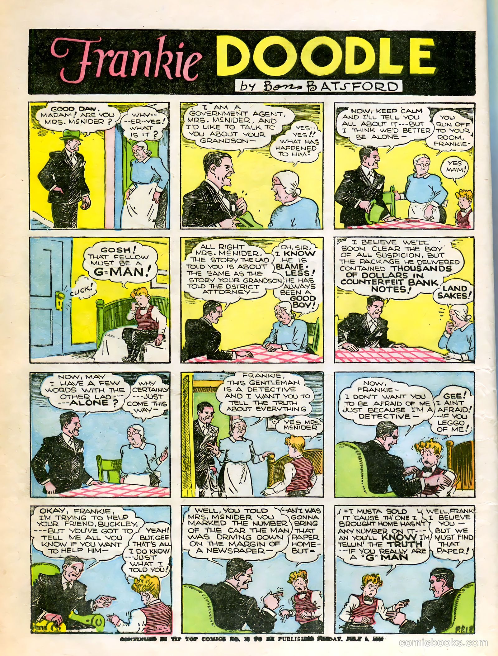 Tip Topper Comics #15 (1952) — page 15 of 58