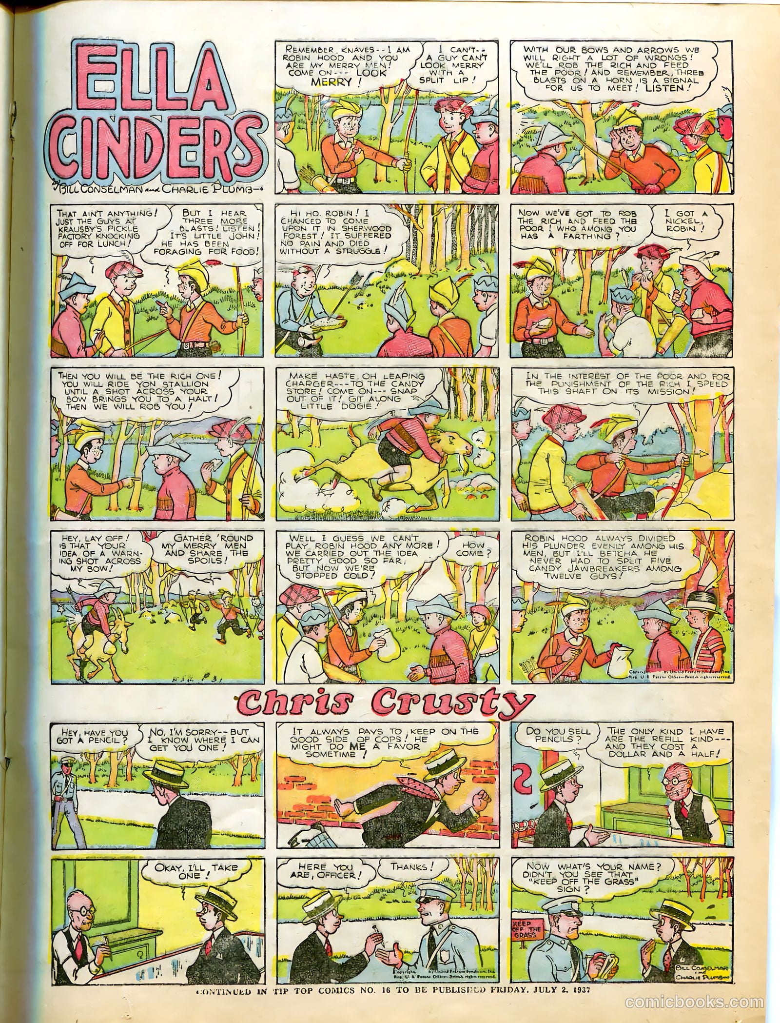 Tip Topper Comics #15 (1952) — page 28 of 58