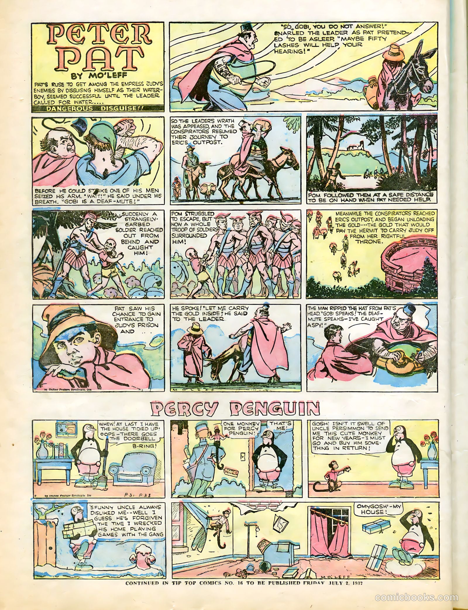 Tip Topper Comics #15 (1952) — page 35 of 58