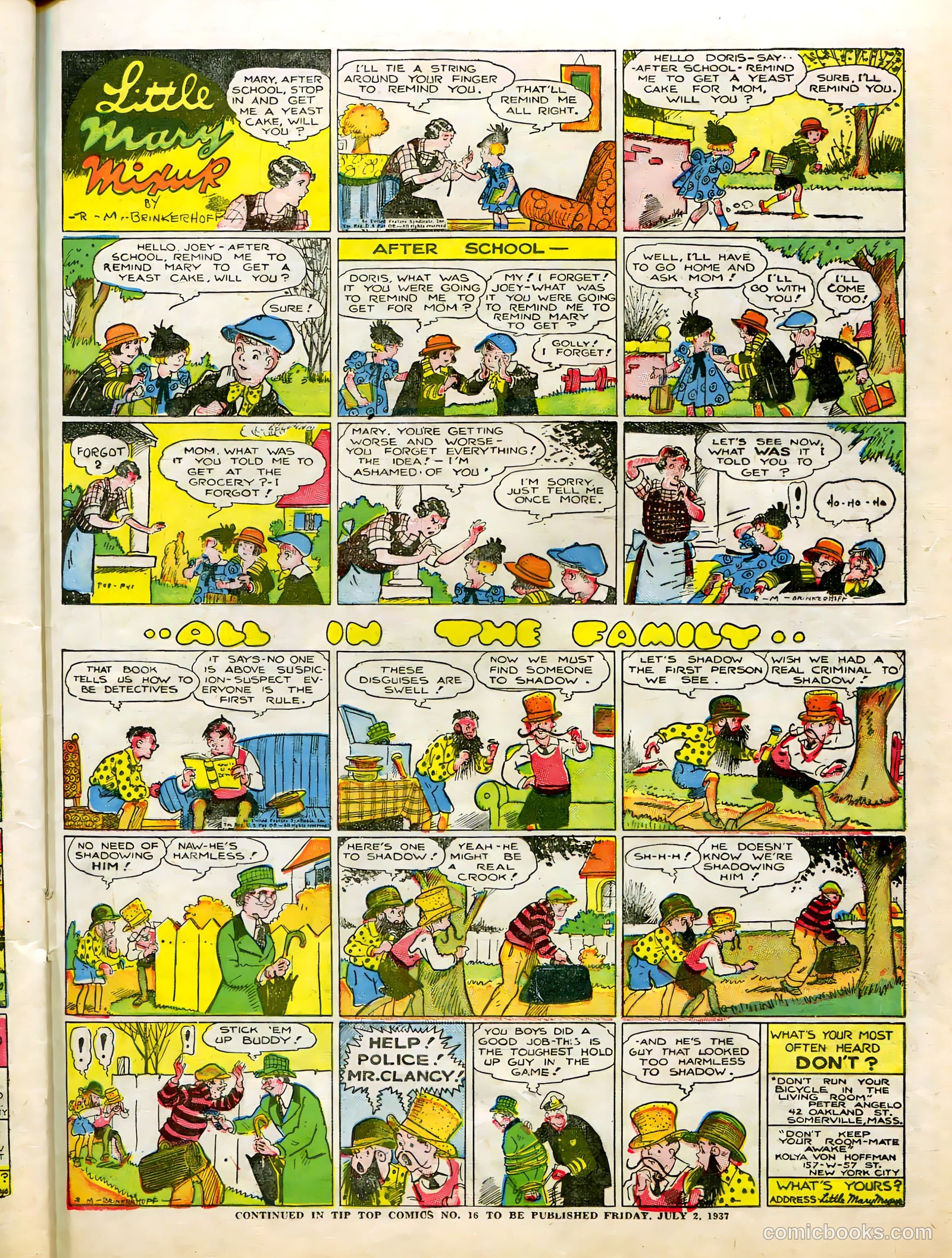 Tip Topper Comics #15 (1952) — page 38 of 58