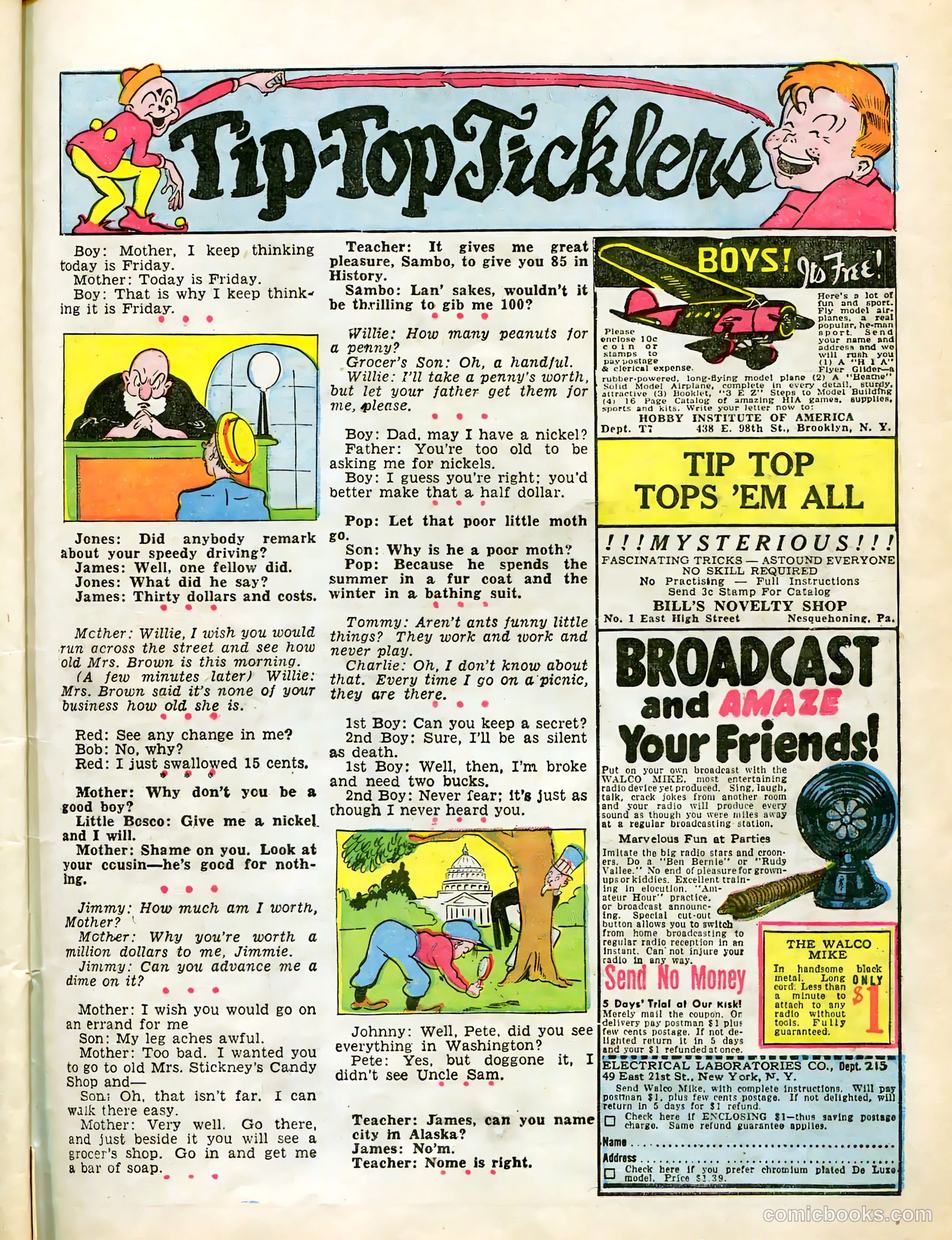 Tip Topper Comics #15 (1952) — page 46 of 58