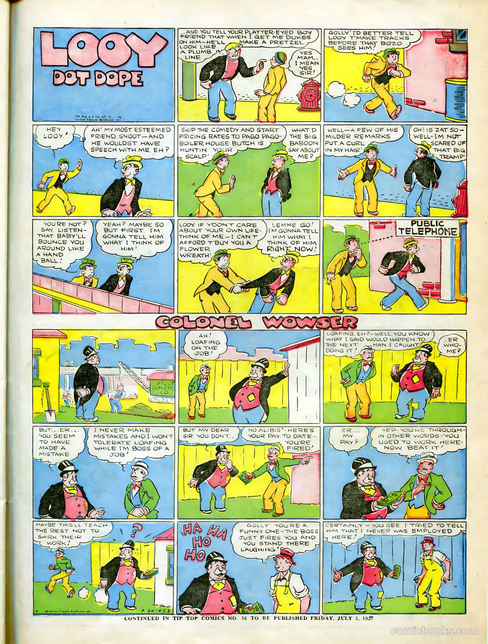Tip Topper Comics #15 (1952) — page 50 of 58