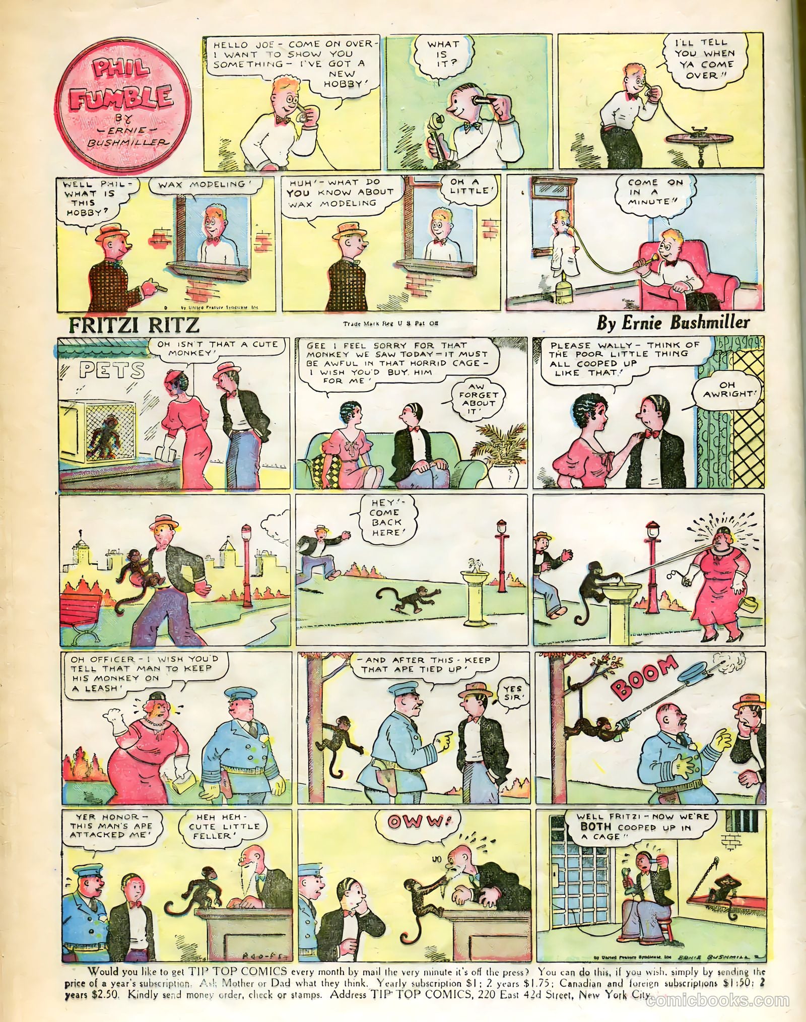 Tip Topper Comics #15 (1952) — page 51 of 58