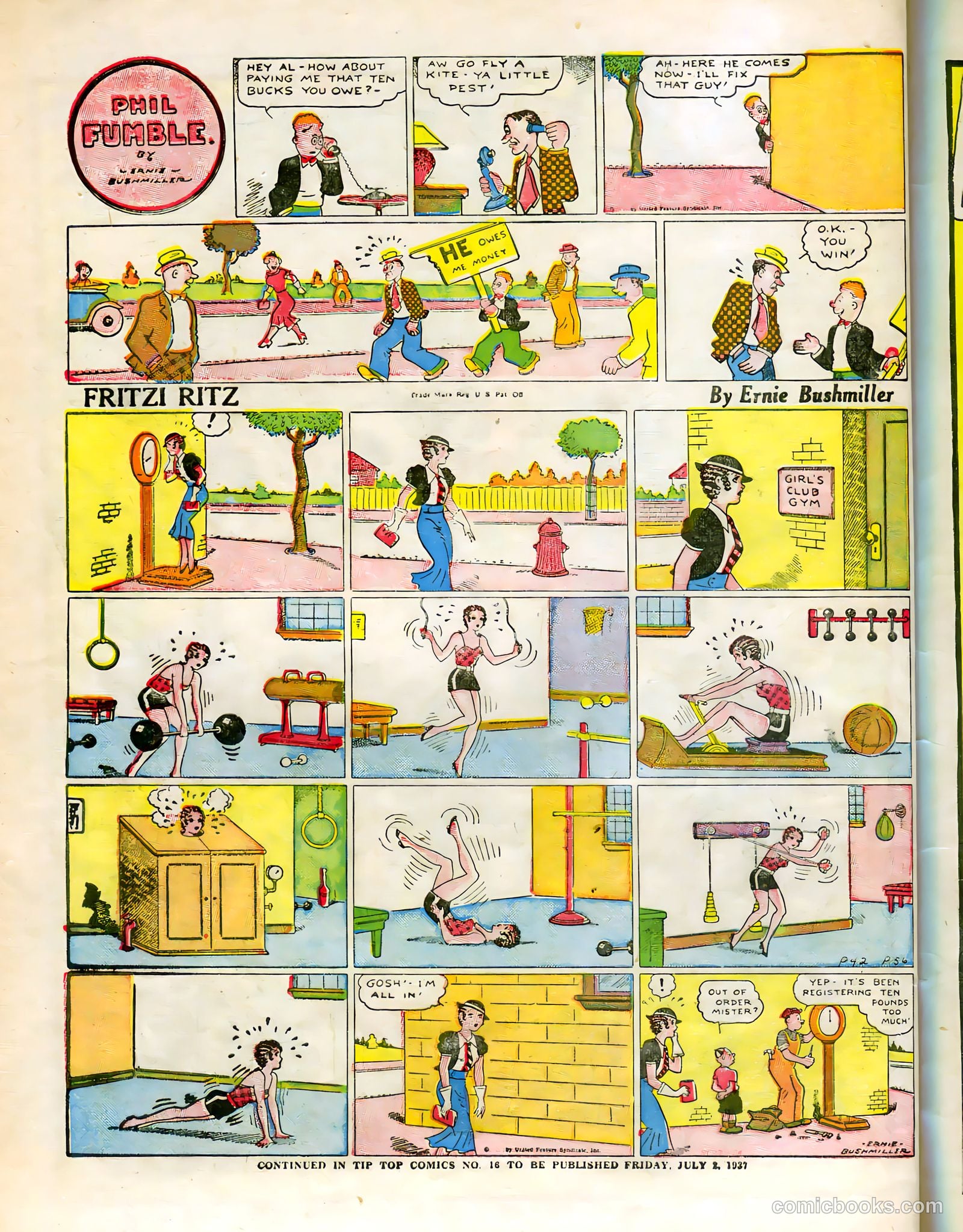 Tip Topper Comics #15 (1952) — page 53 of 58