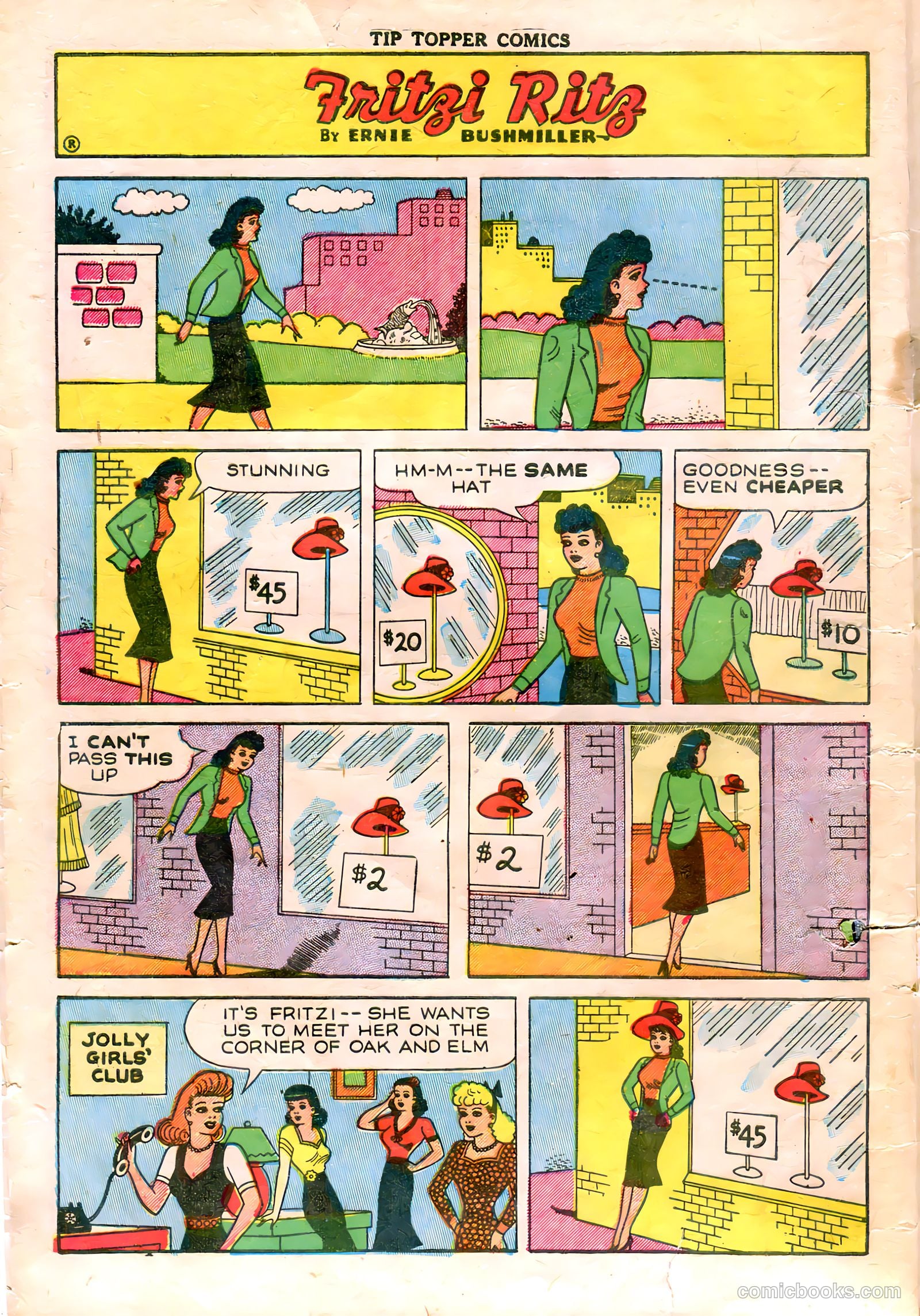 Tip Topper Comics #16 (1952) — page 4 of 28