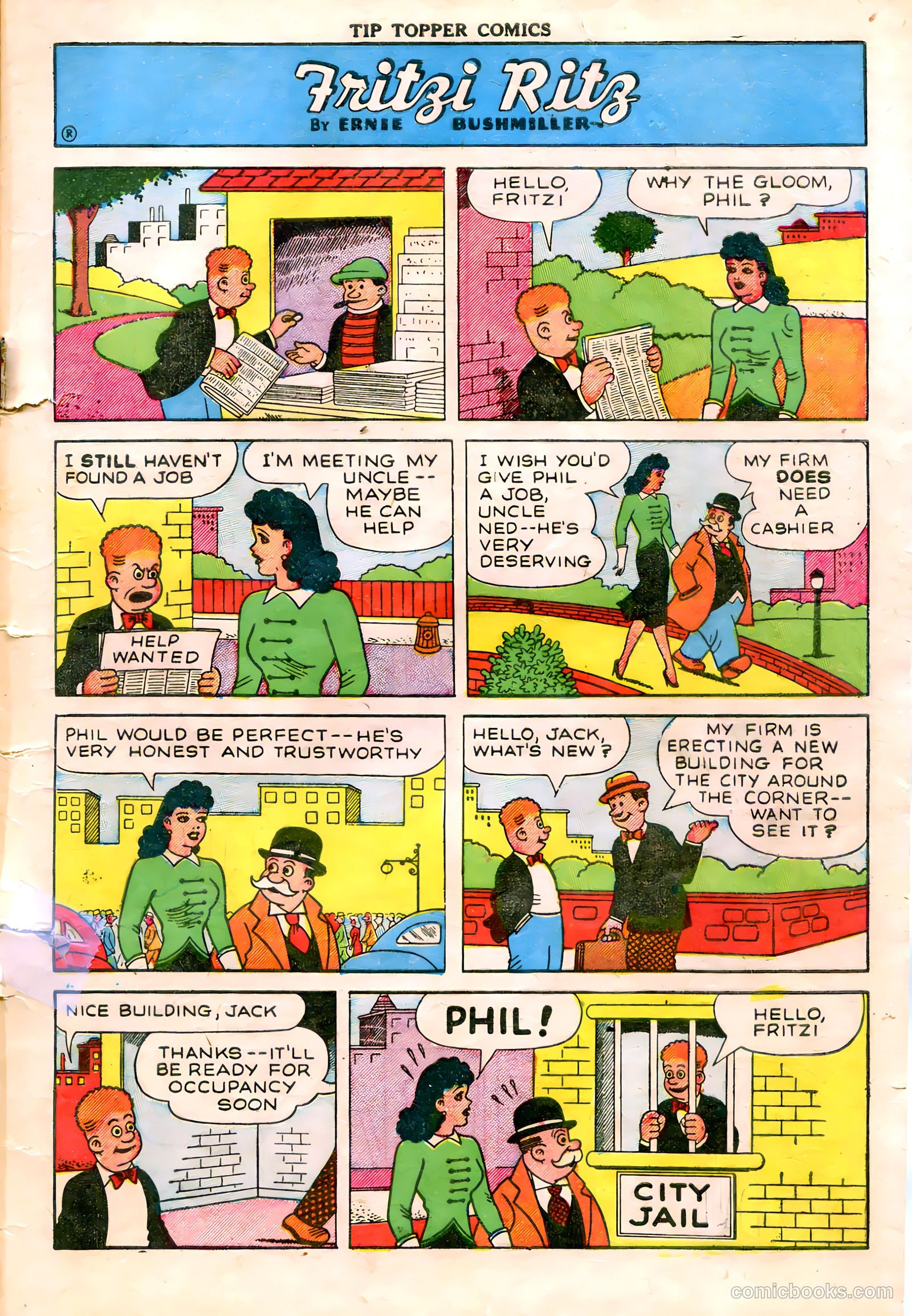 Tip Topper Comics #16 (1952) — page 5 of 28