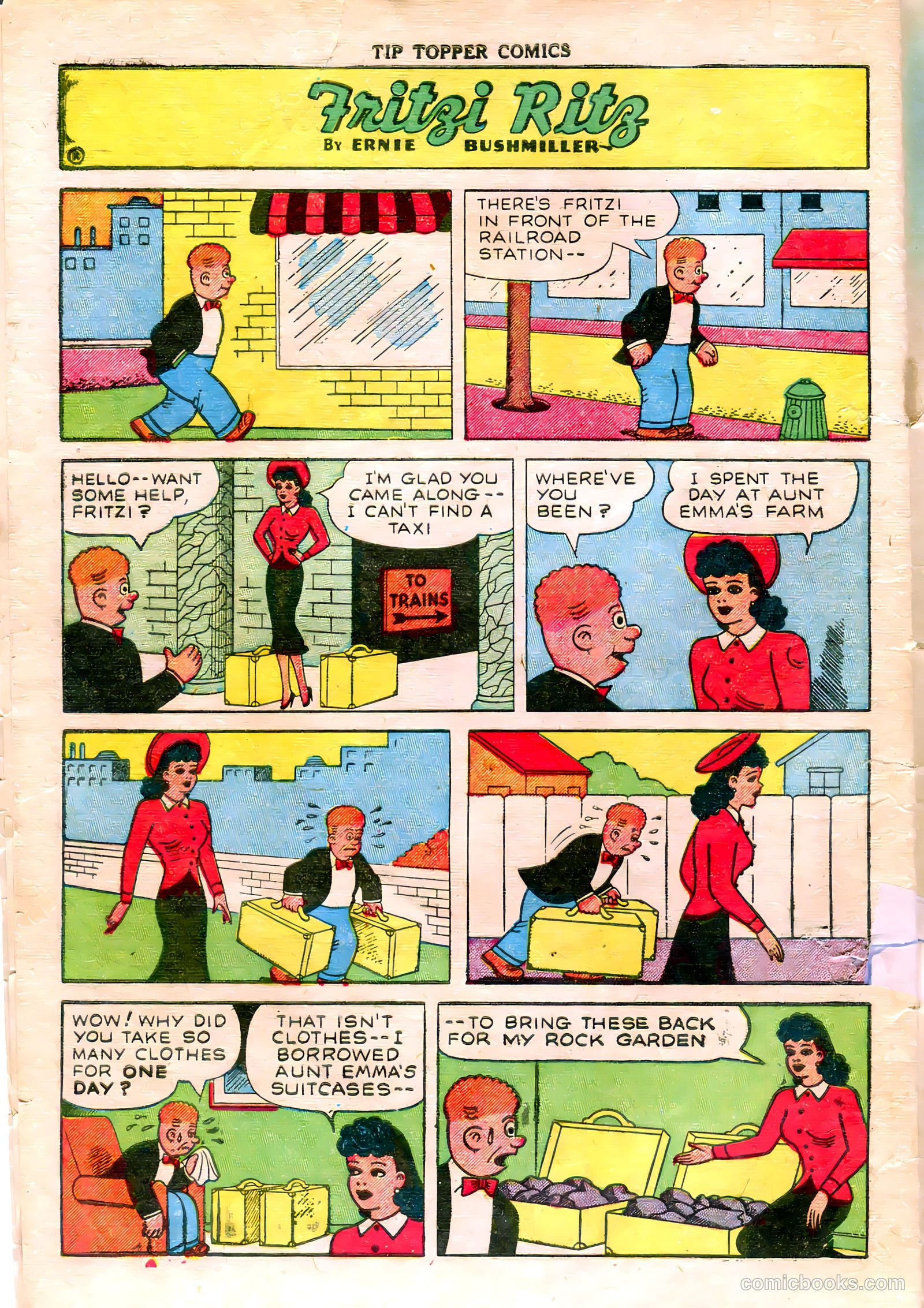 Tip Topper Comics #16 (1952) — page 6 of 28
