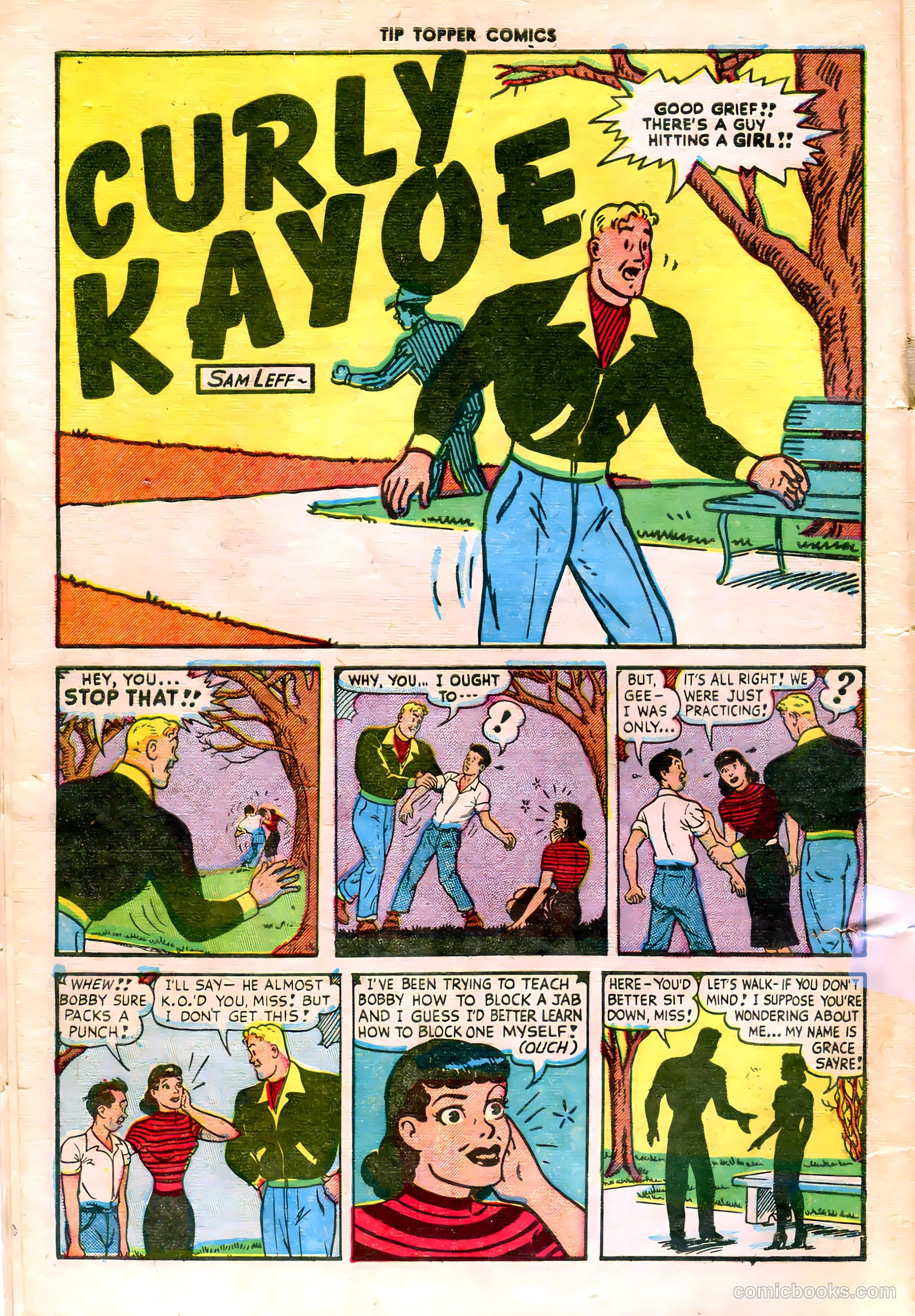 Tip Topper Comics #16 (1952) — page 8 of 28