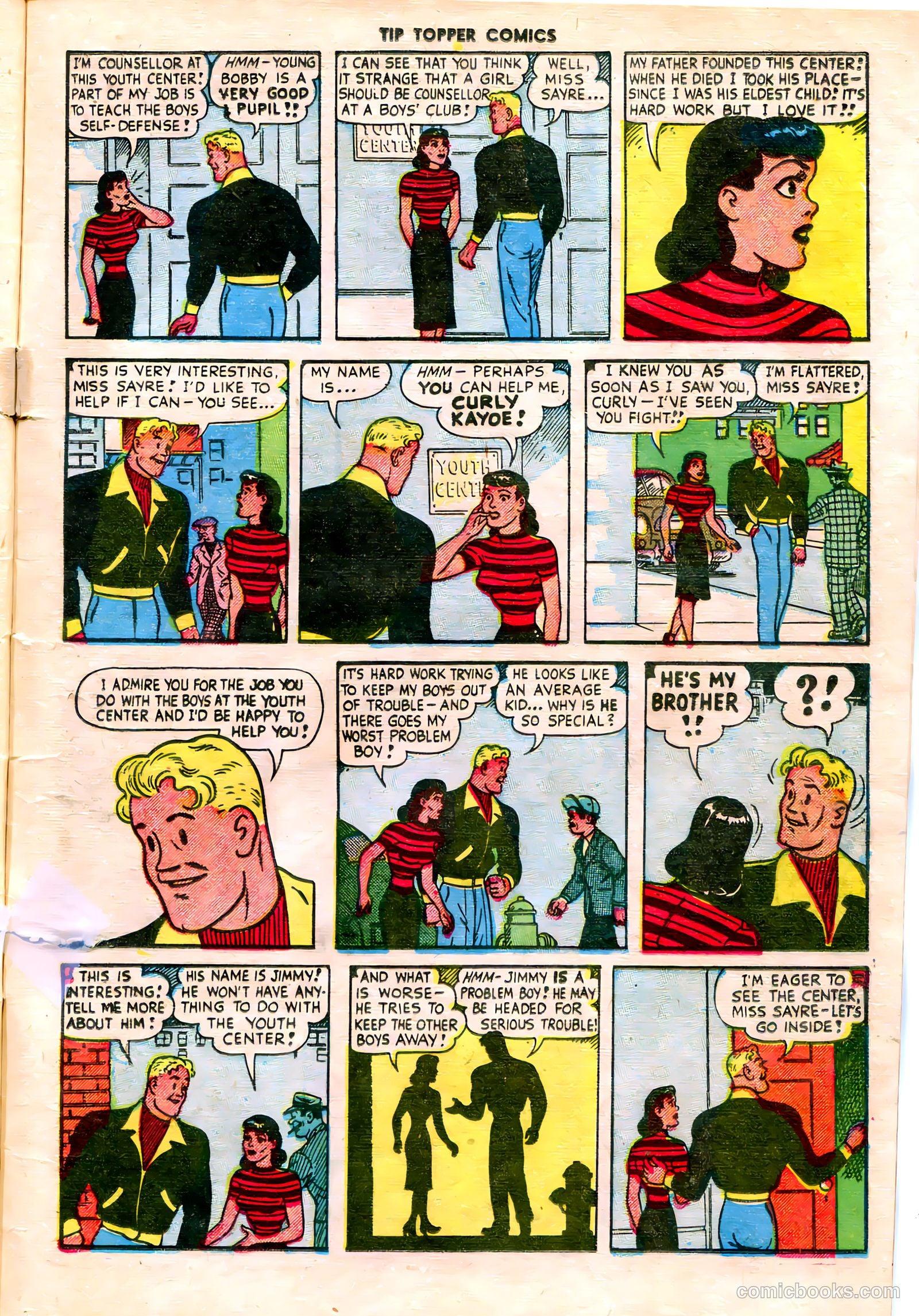 Tip Topper Comics #16 (1952) — page 9 of 28