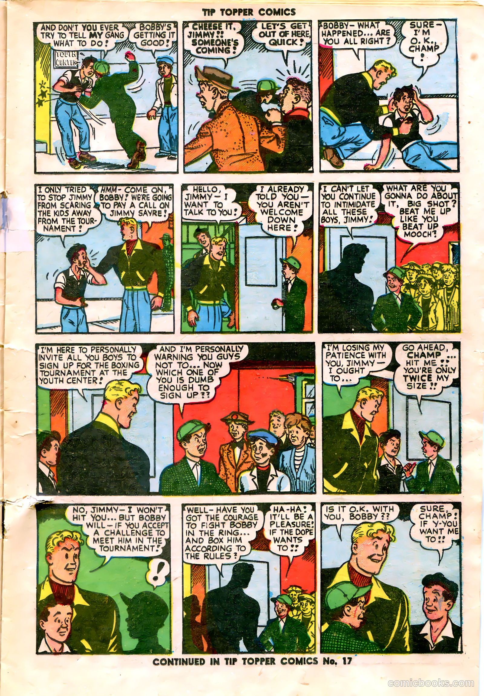 Tip Topper Comics #16 (1952) — page 15 of 28