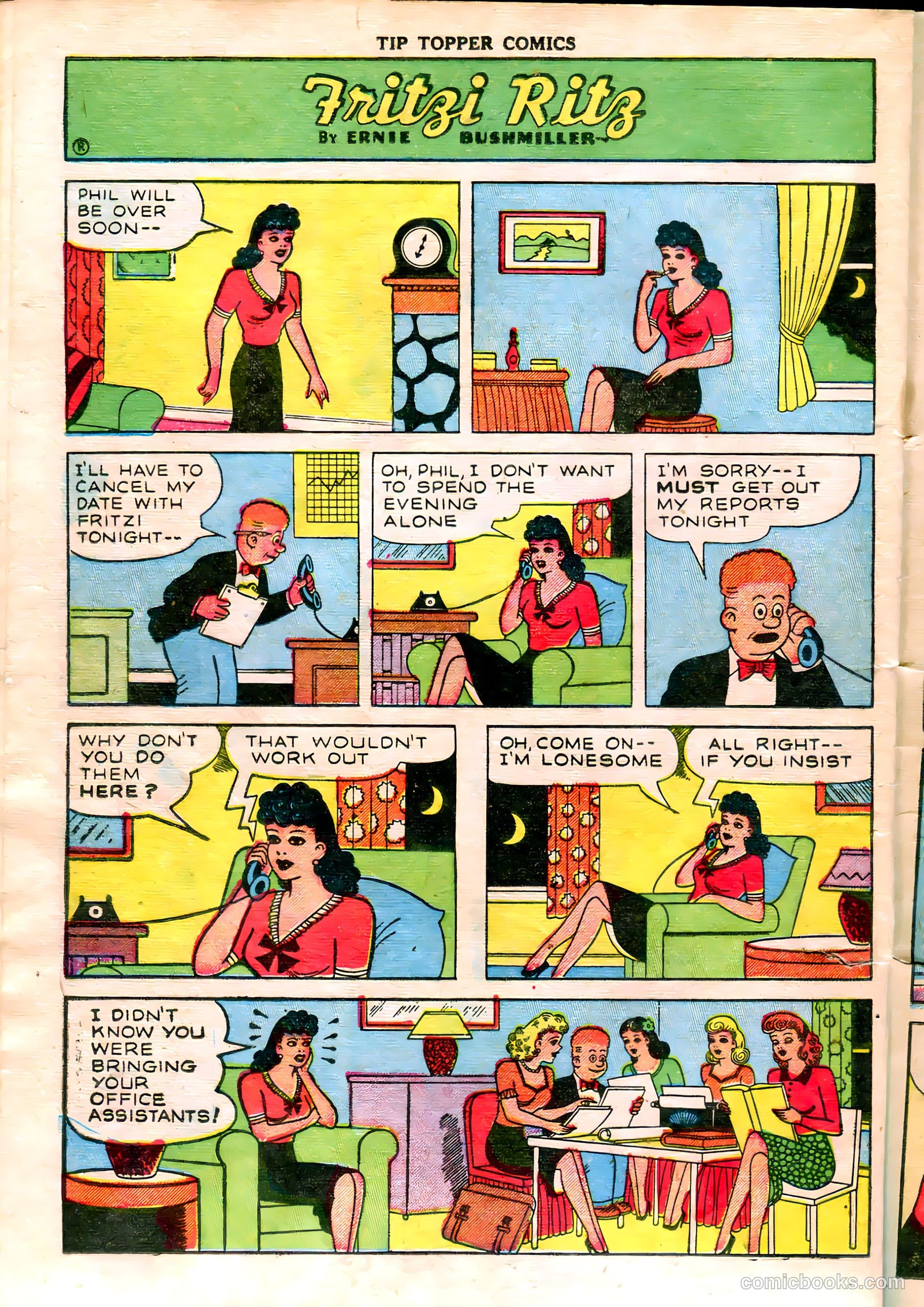 Tip Topper Comics #16 (1952) — page 20 of 28
