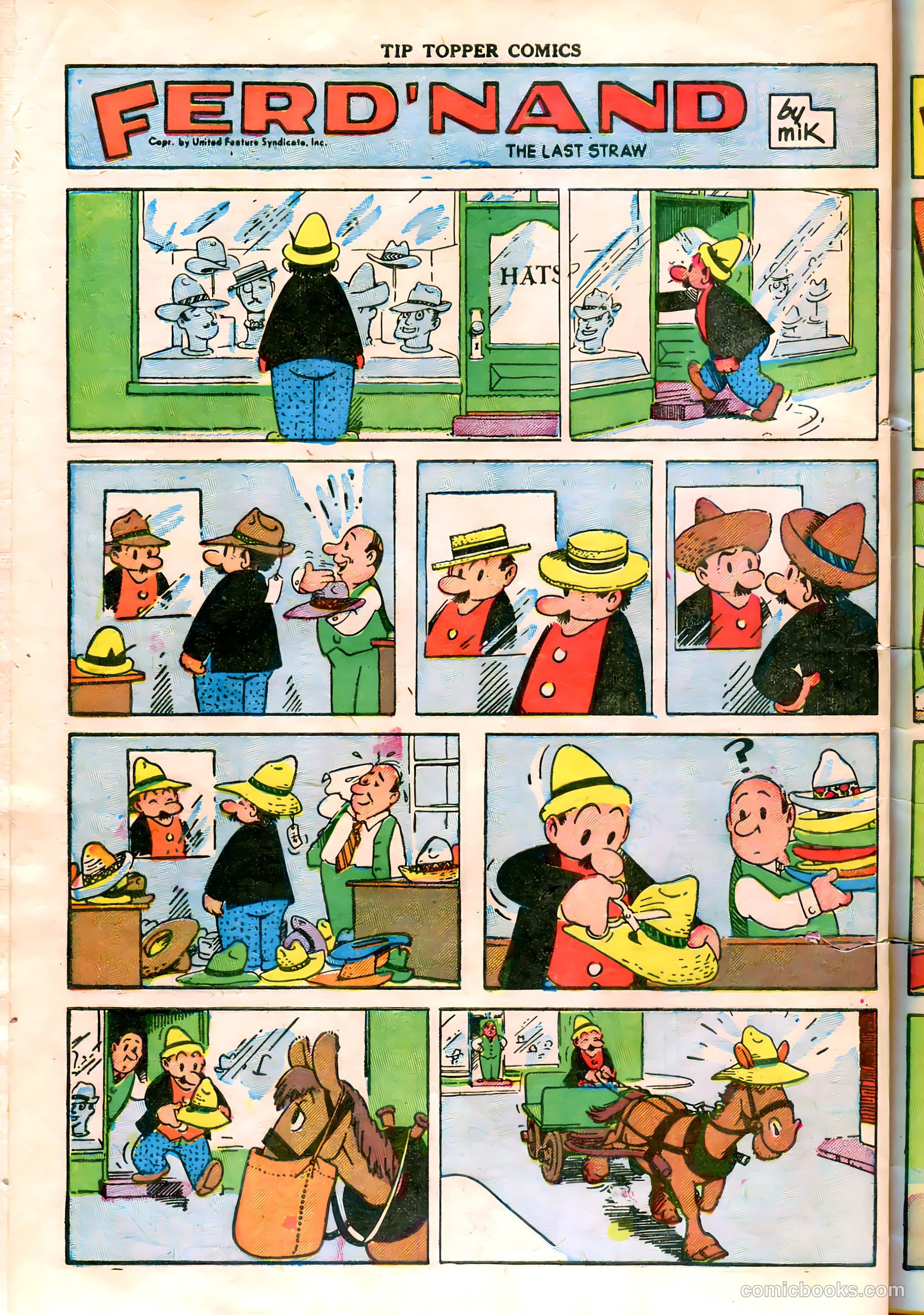 Tip Topper Comics #16 (1952) — page 24 of 28