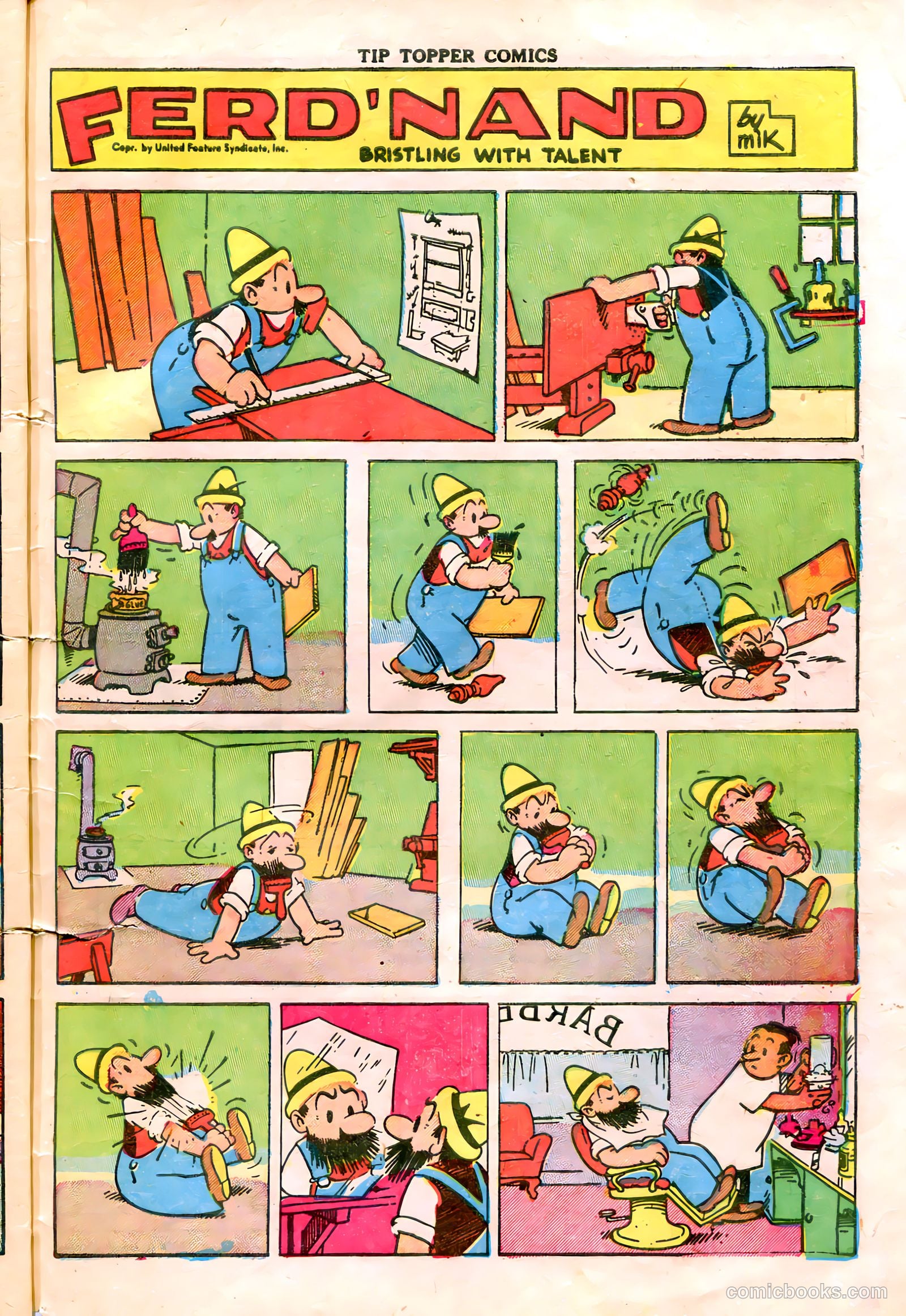 Tip Topper Comics #16 (1952) — page 25 of 28
