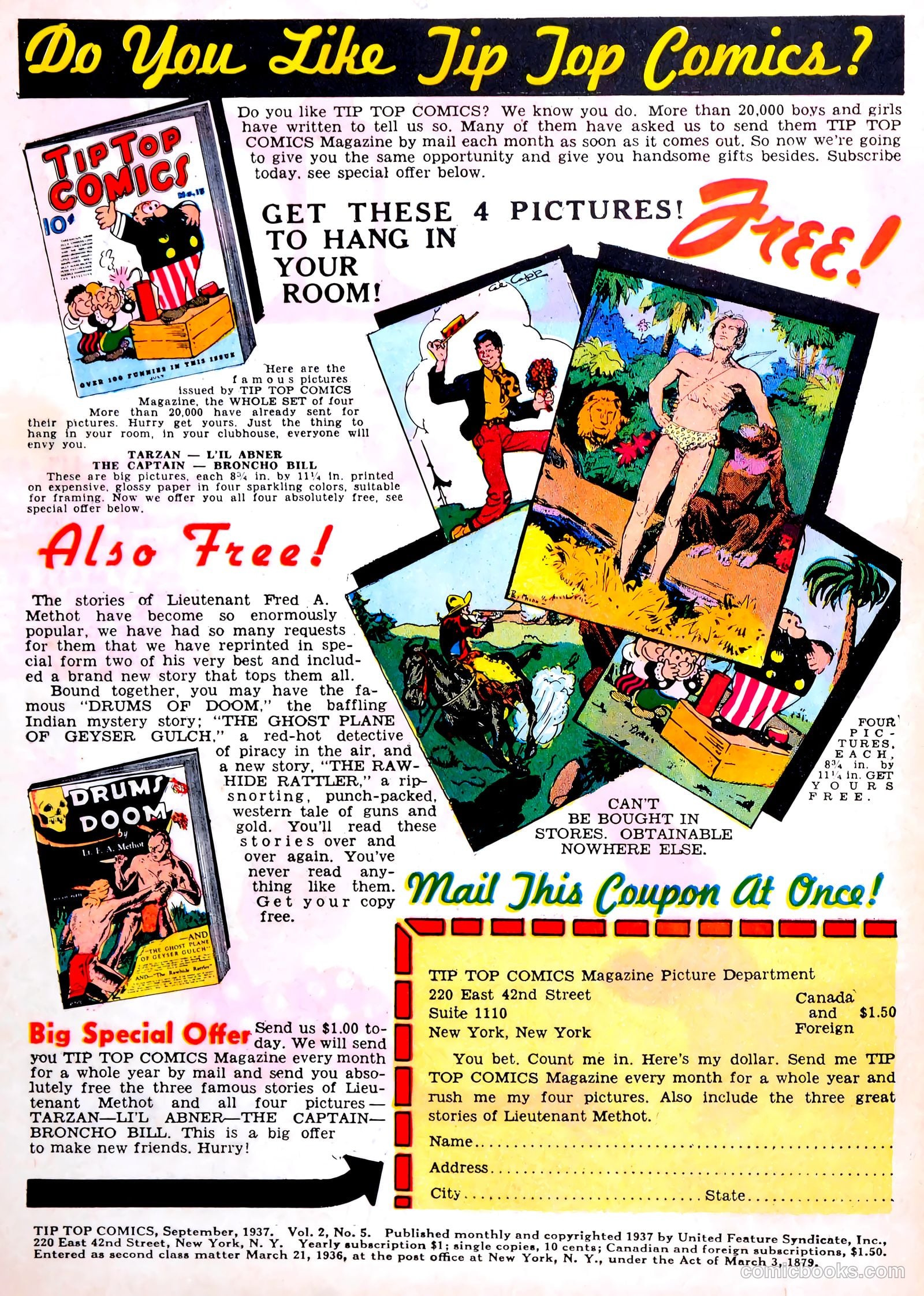Tip Topper Comics #17 (1952) — page 2 of 56