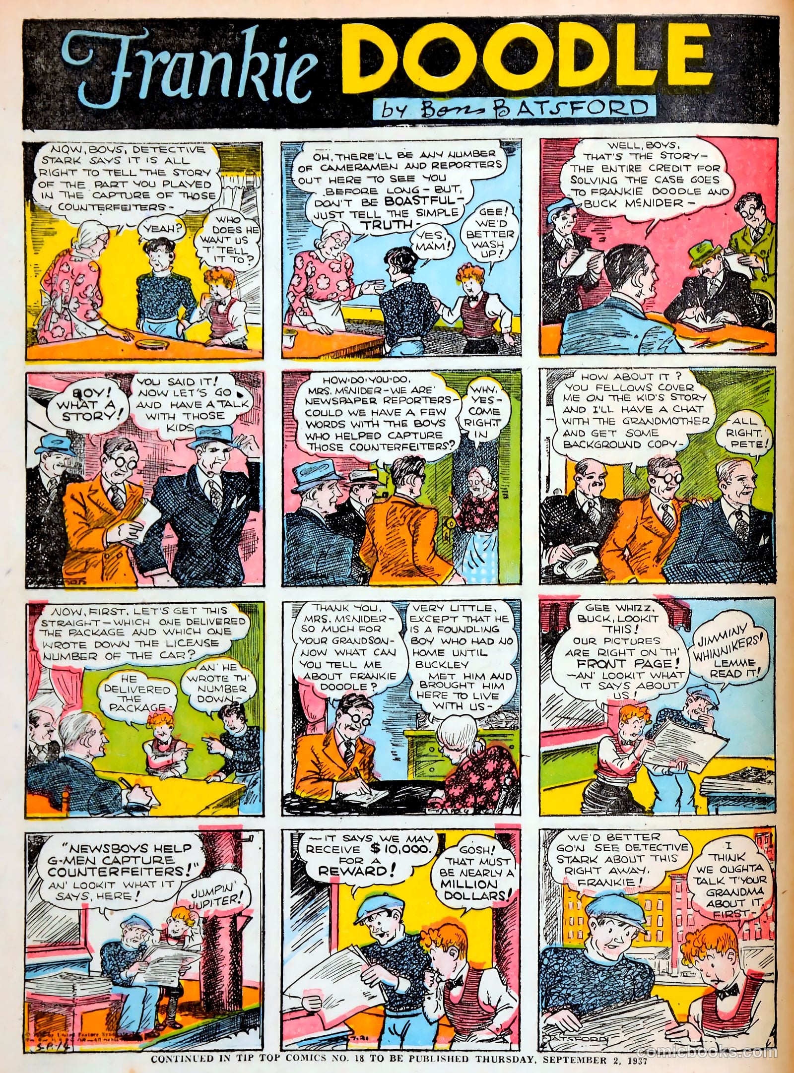 Tip Topper Comics #17 (1952) — page 11 of 56