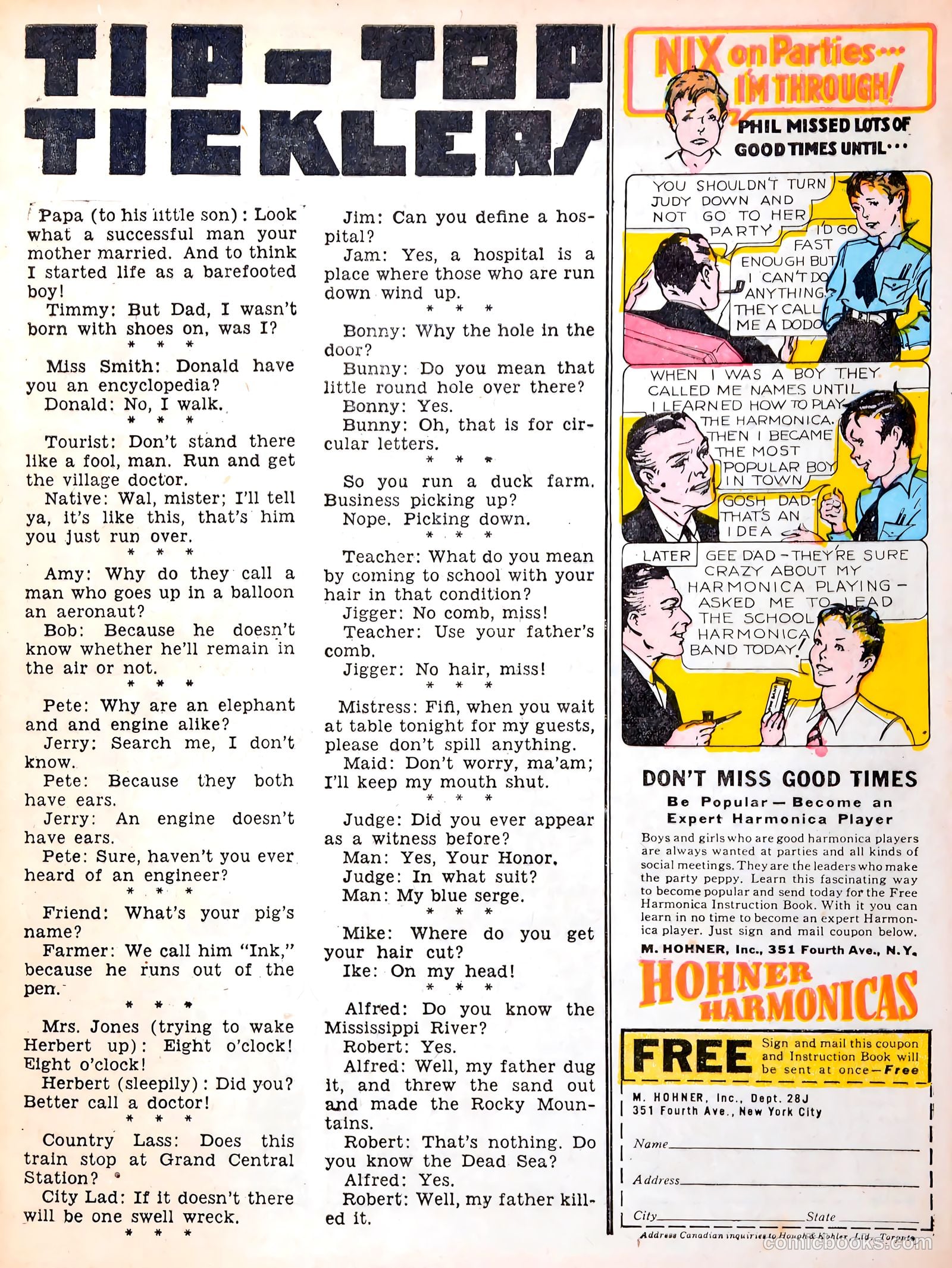 Tip Topper Comics #17 (1952) — page 12 of 56