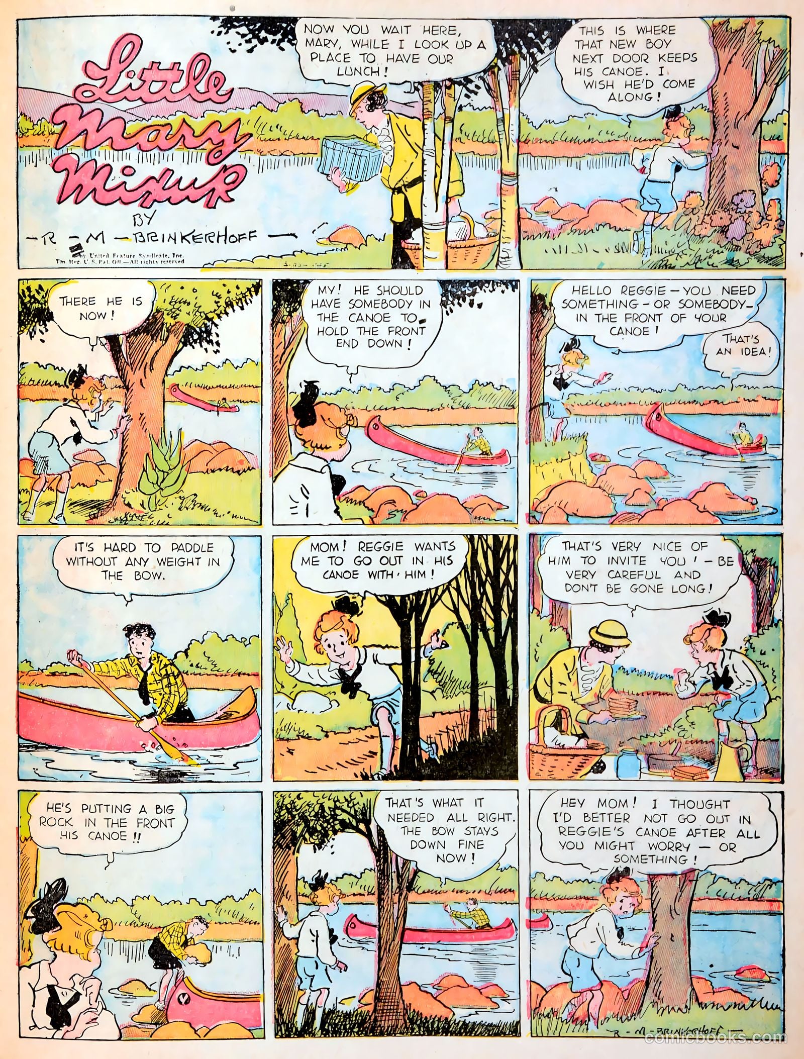 Tip Topper Comics #17 (1952) — page 21 of 56
