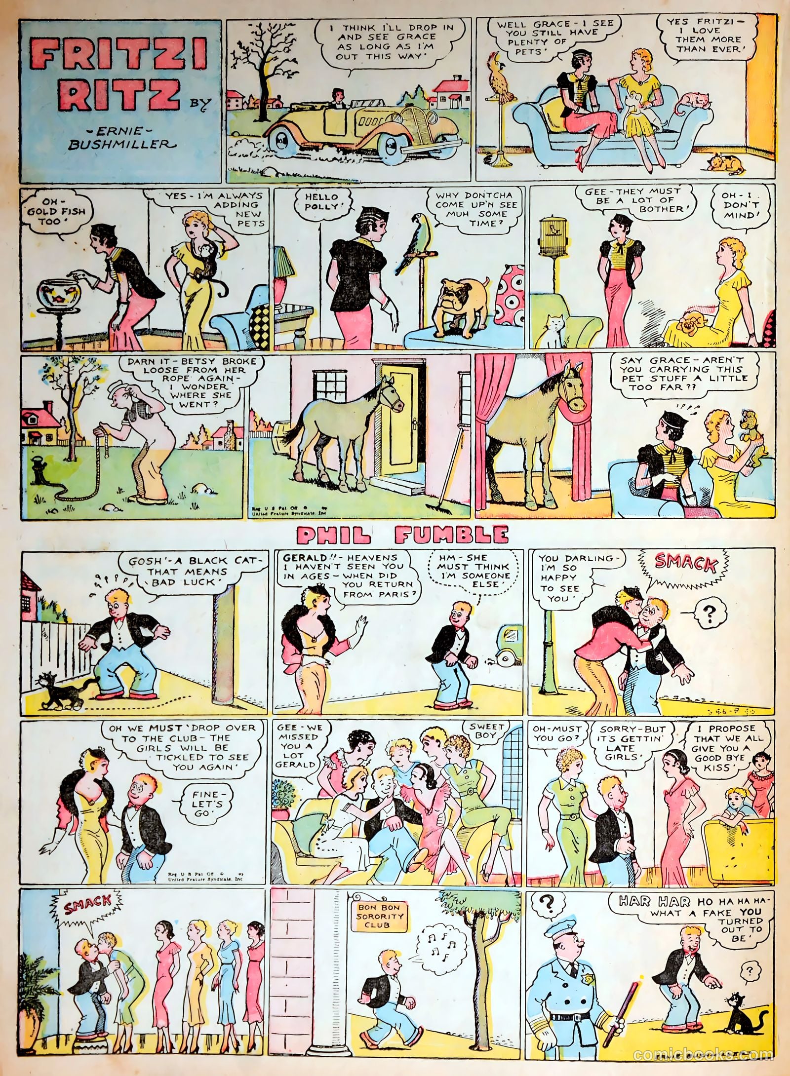 Tip Topper Comics #17 (1952) — page 35 of 56