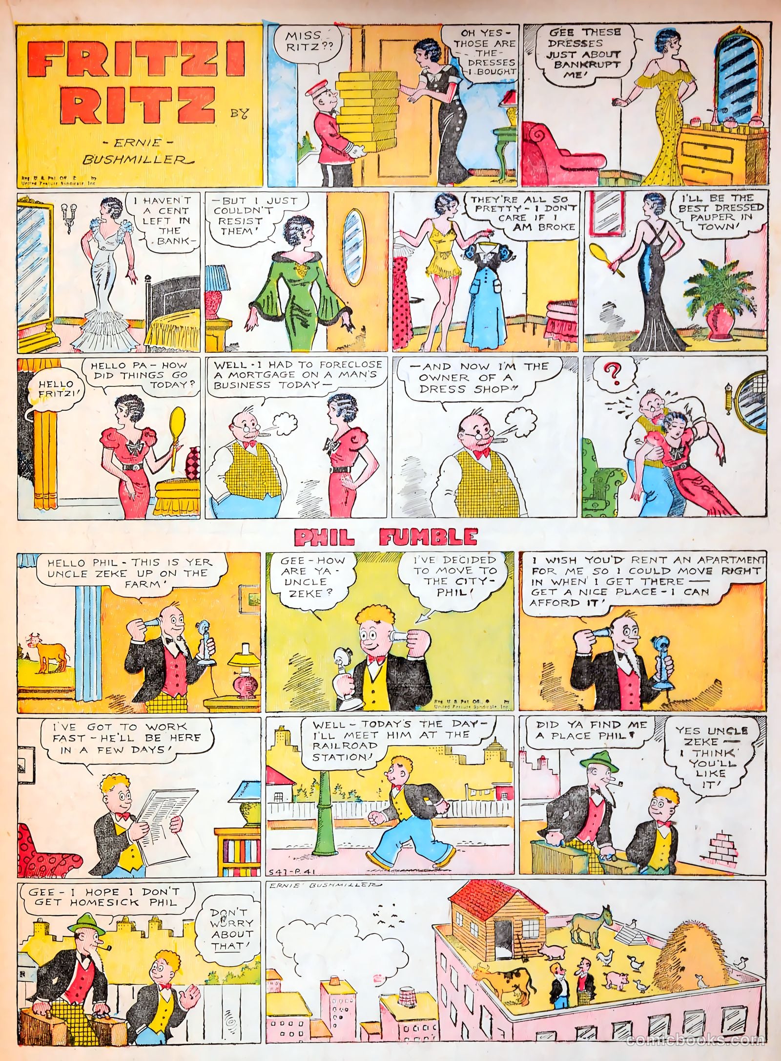 Tip Topper Comics #17 (1952) — page 36 of 56