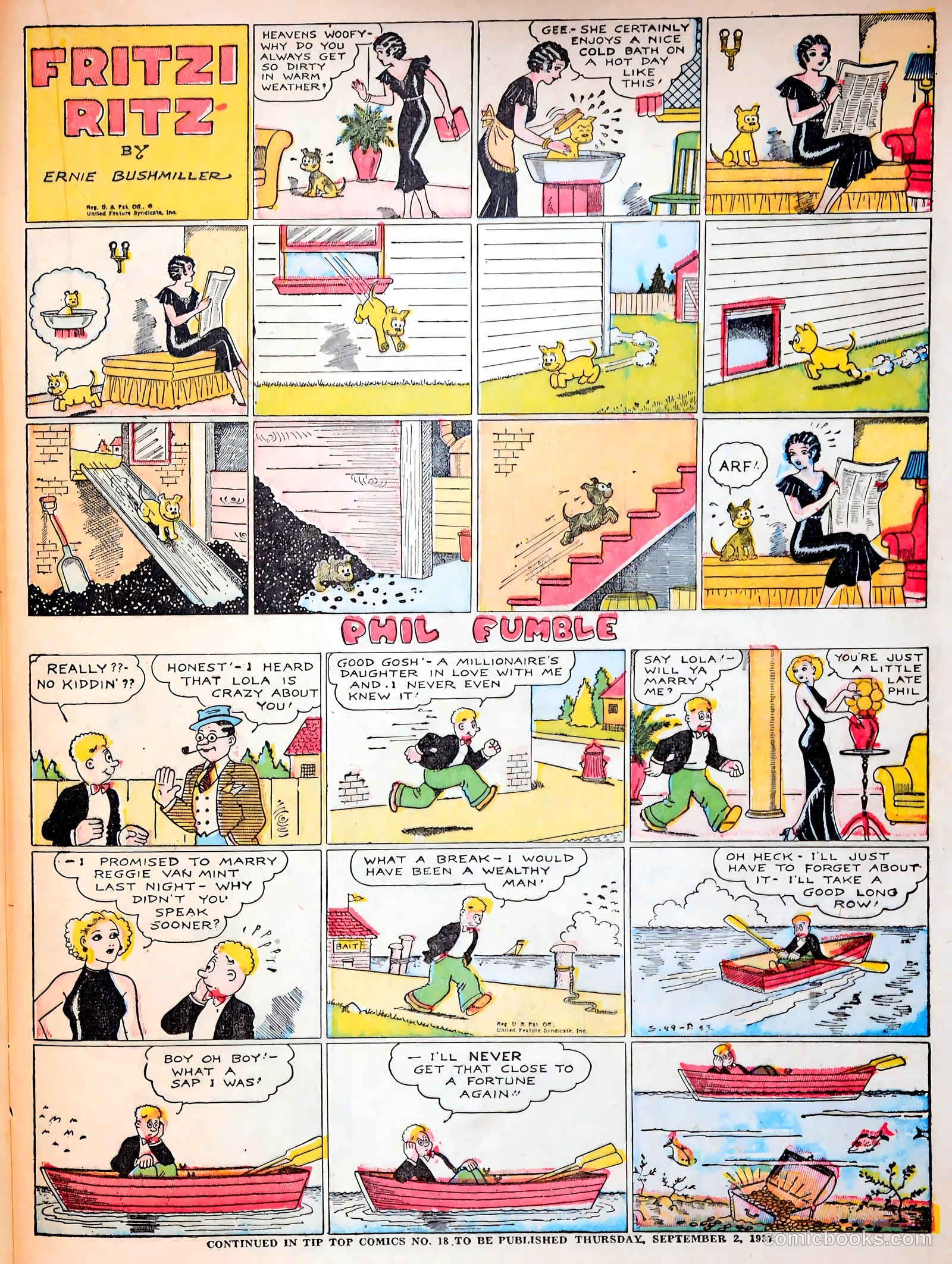 Tip Topper Comics #17 (1952) — page 38 of 56