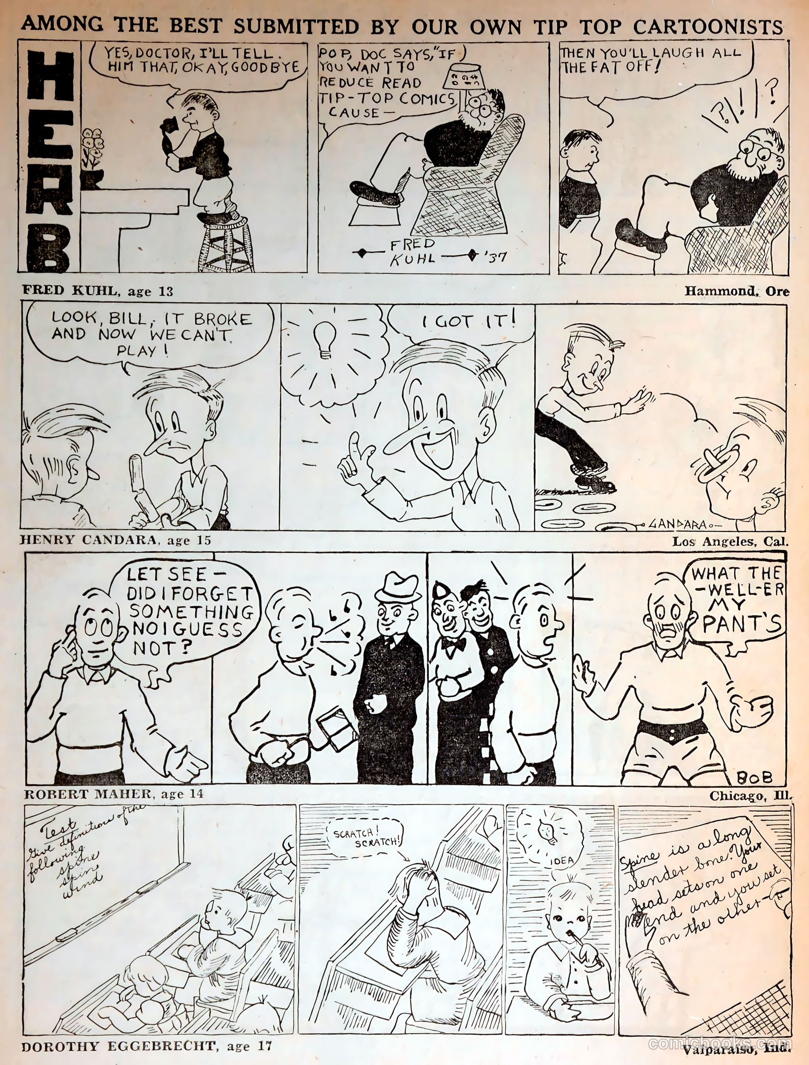 Tip Topper Comics #17 (1952) — page 48 of 56
