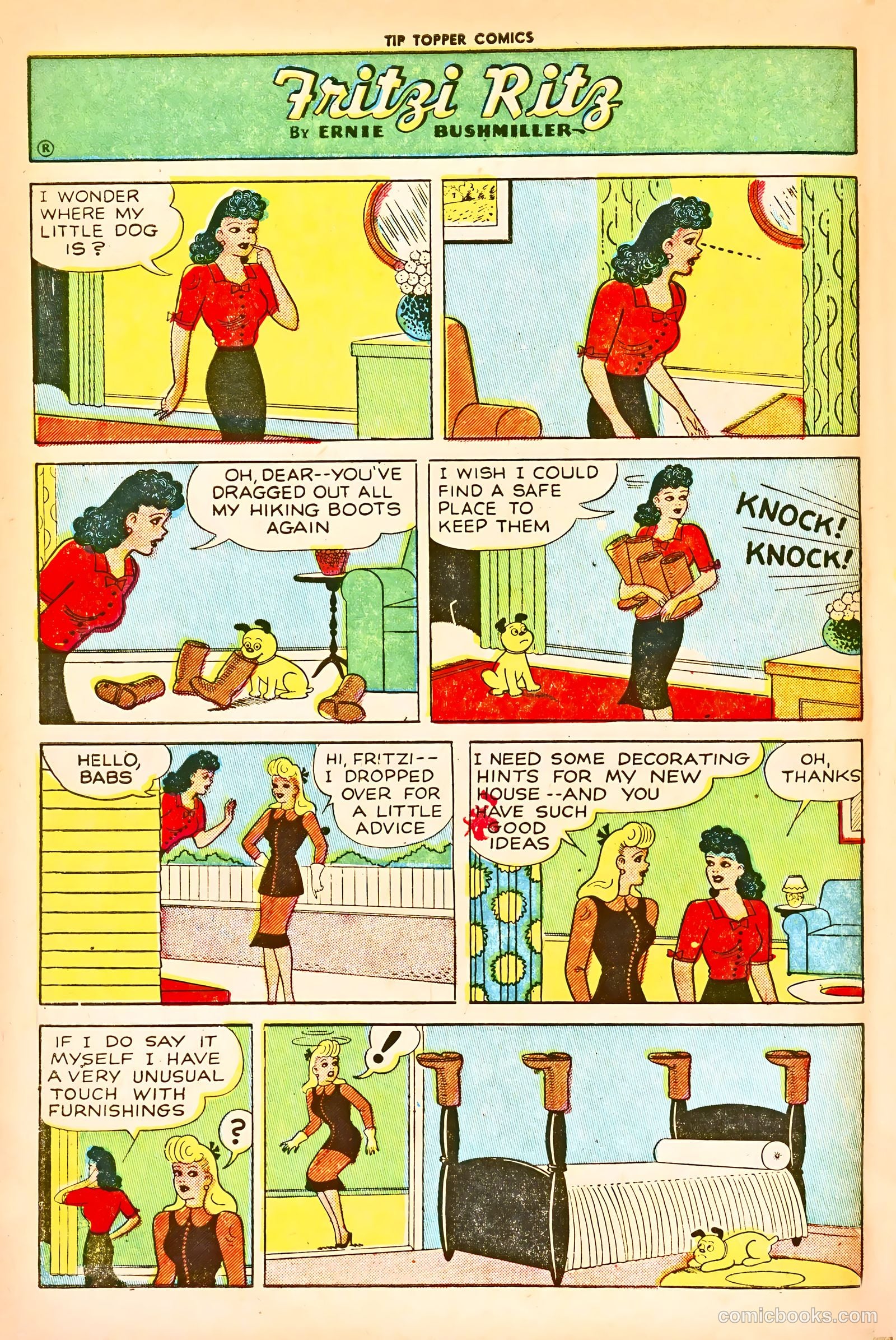 Tip Topper Comics #19 (1952) — page 6 of 28