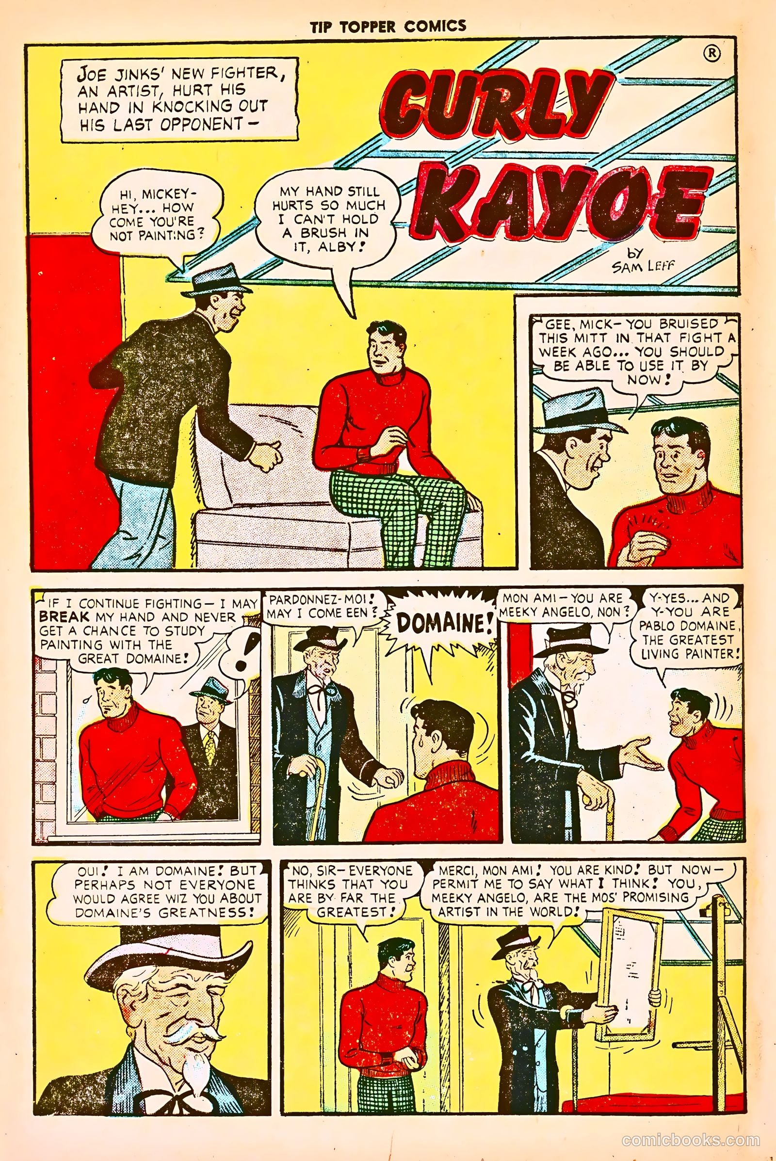 Tip Topper Comics #19 (1952) — page 8 of 28