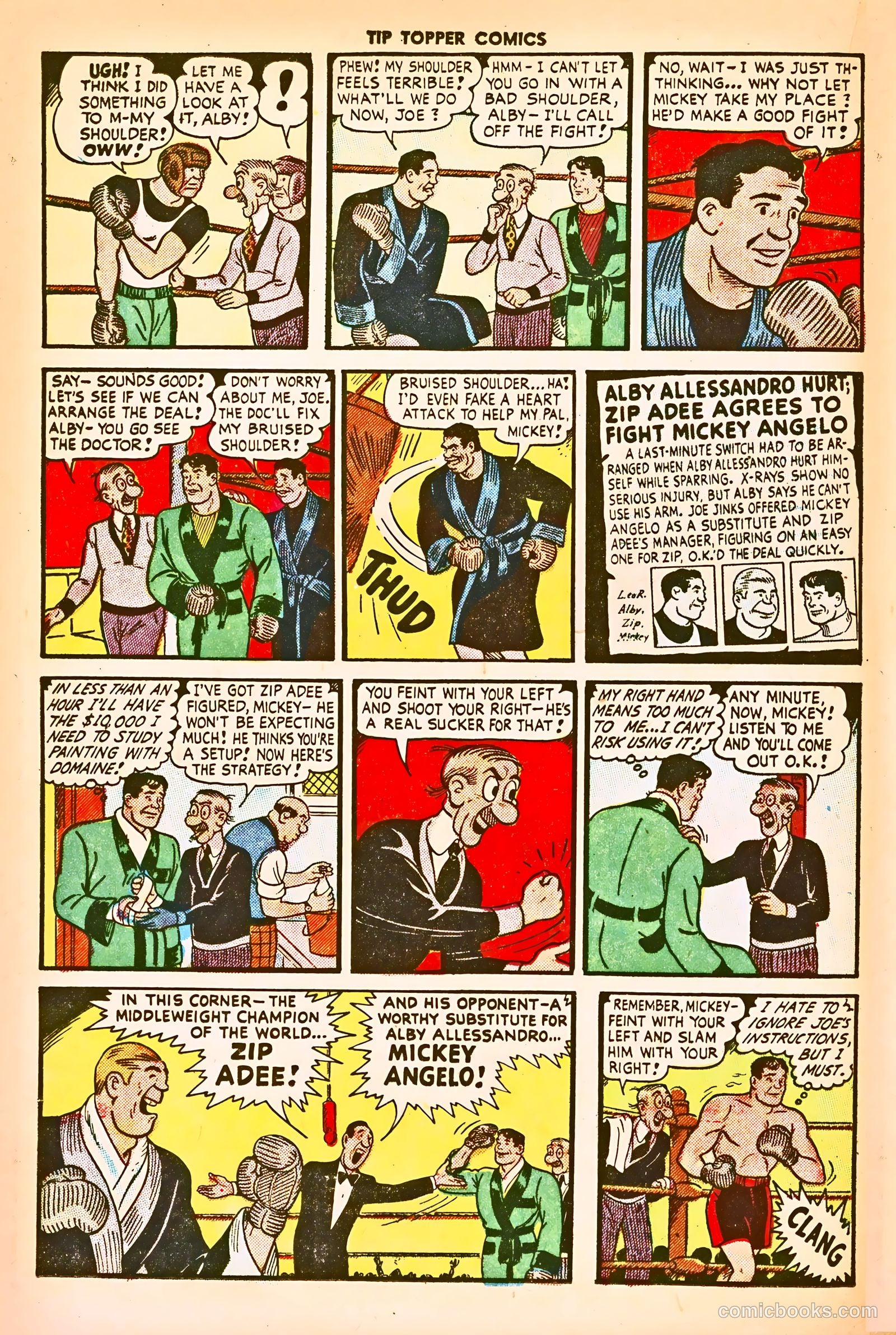 Tip Topper Comics #19 (1952) — page 10 of 28
