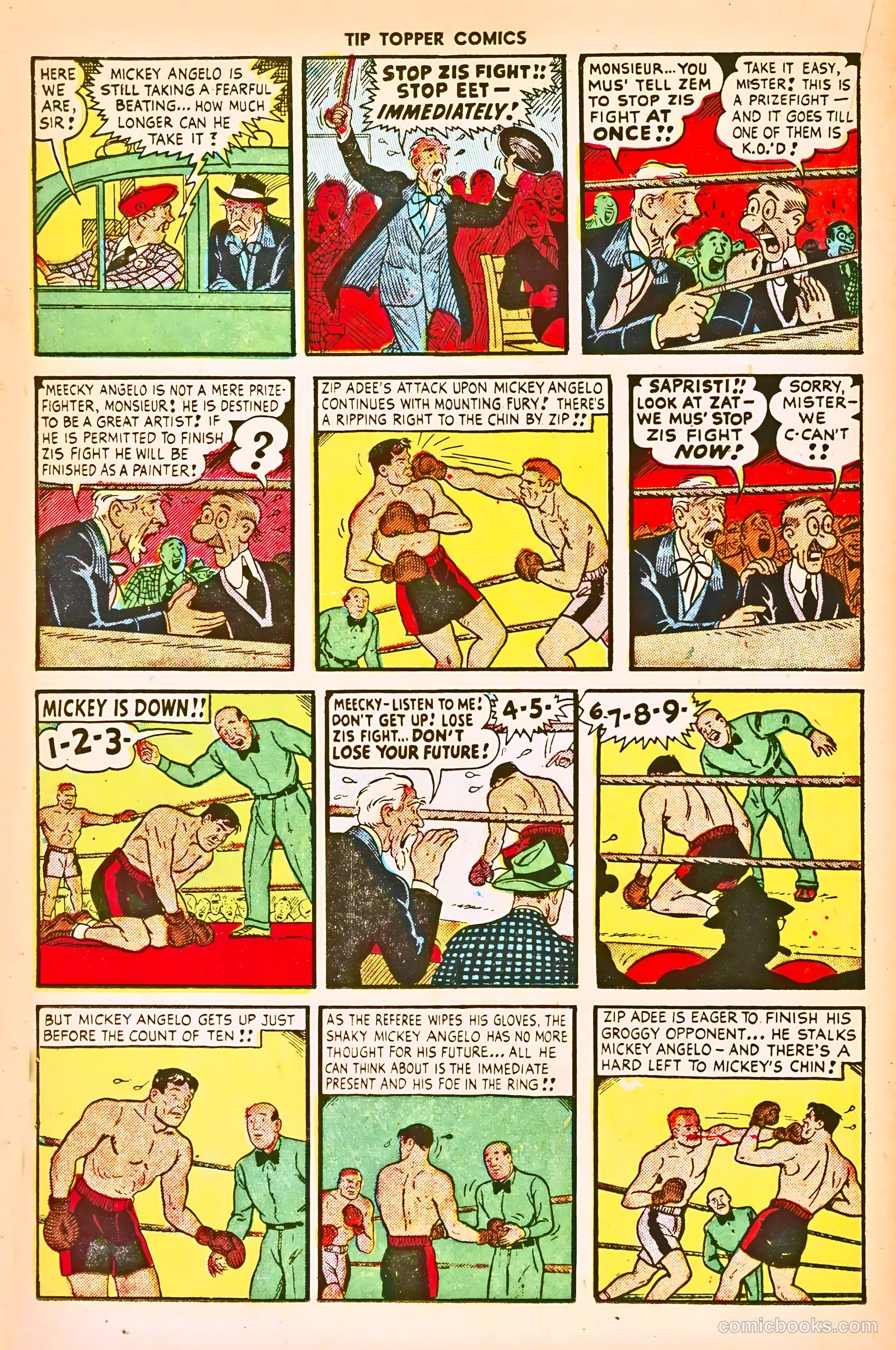 Tip Topper Comics #19 (1952) — page 12 of 28