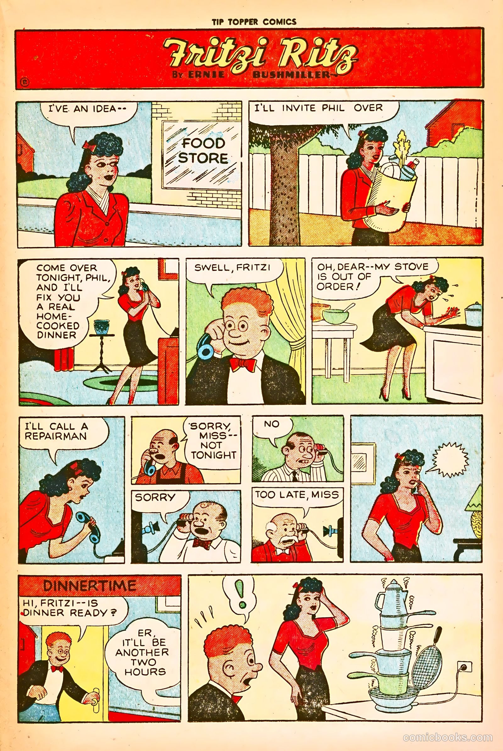 Tip Topper Comics #19 (1952) — page 19 of 28