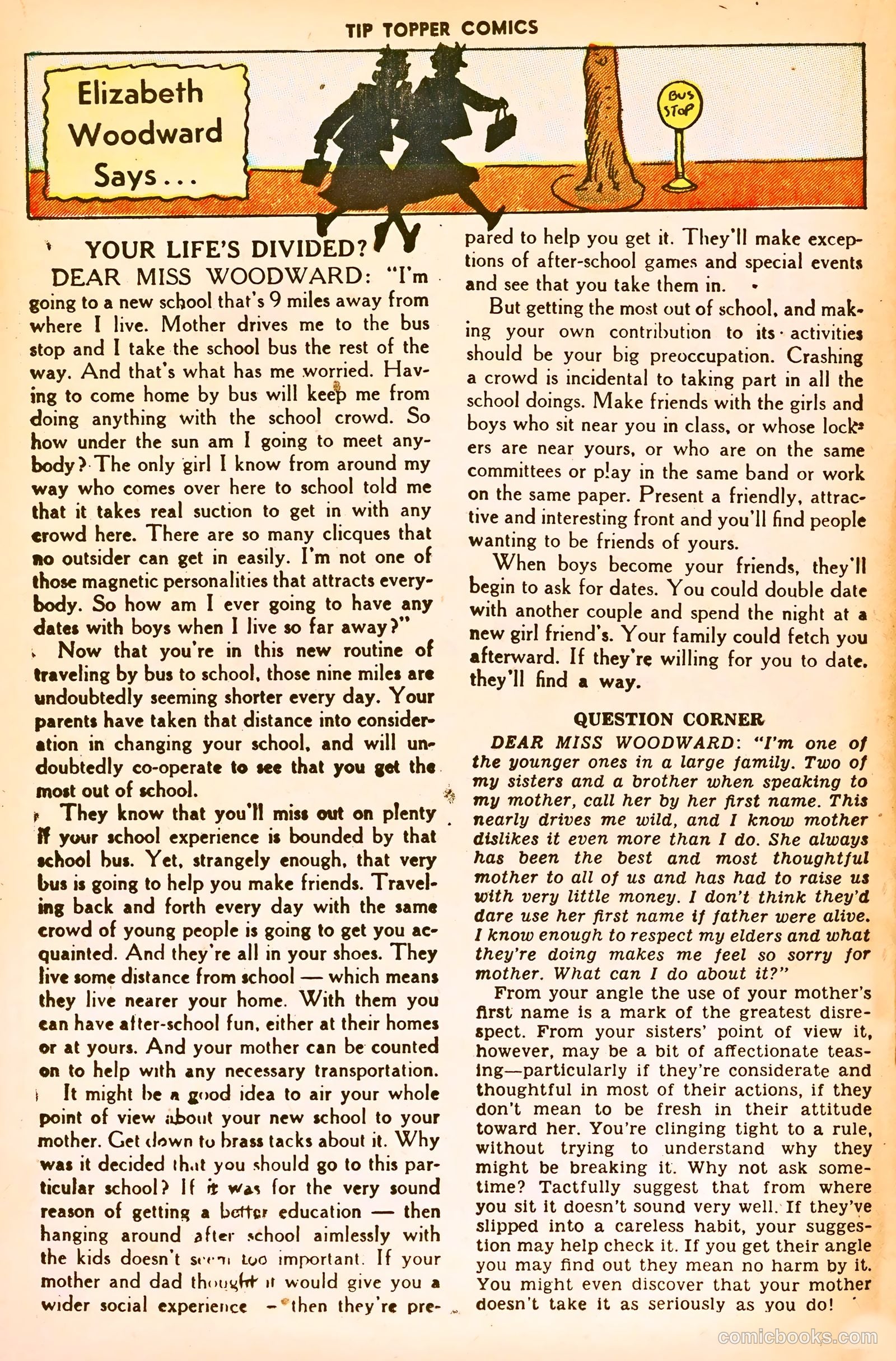 Tip Topper Comics #19 (1952) — page 22 of 28