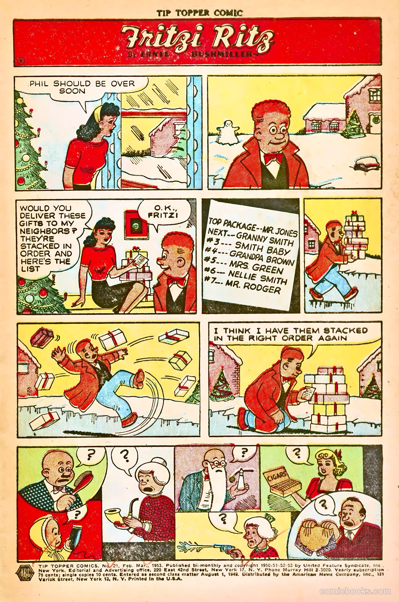 Tip Topper Comics #21 (1953) — page 3 of 27
