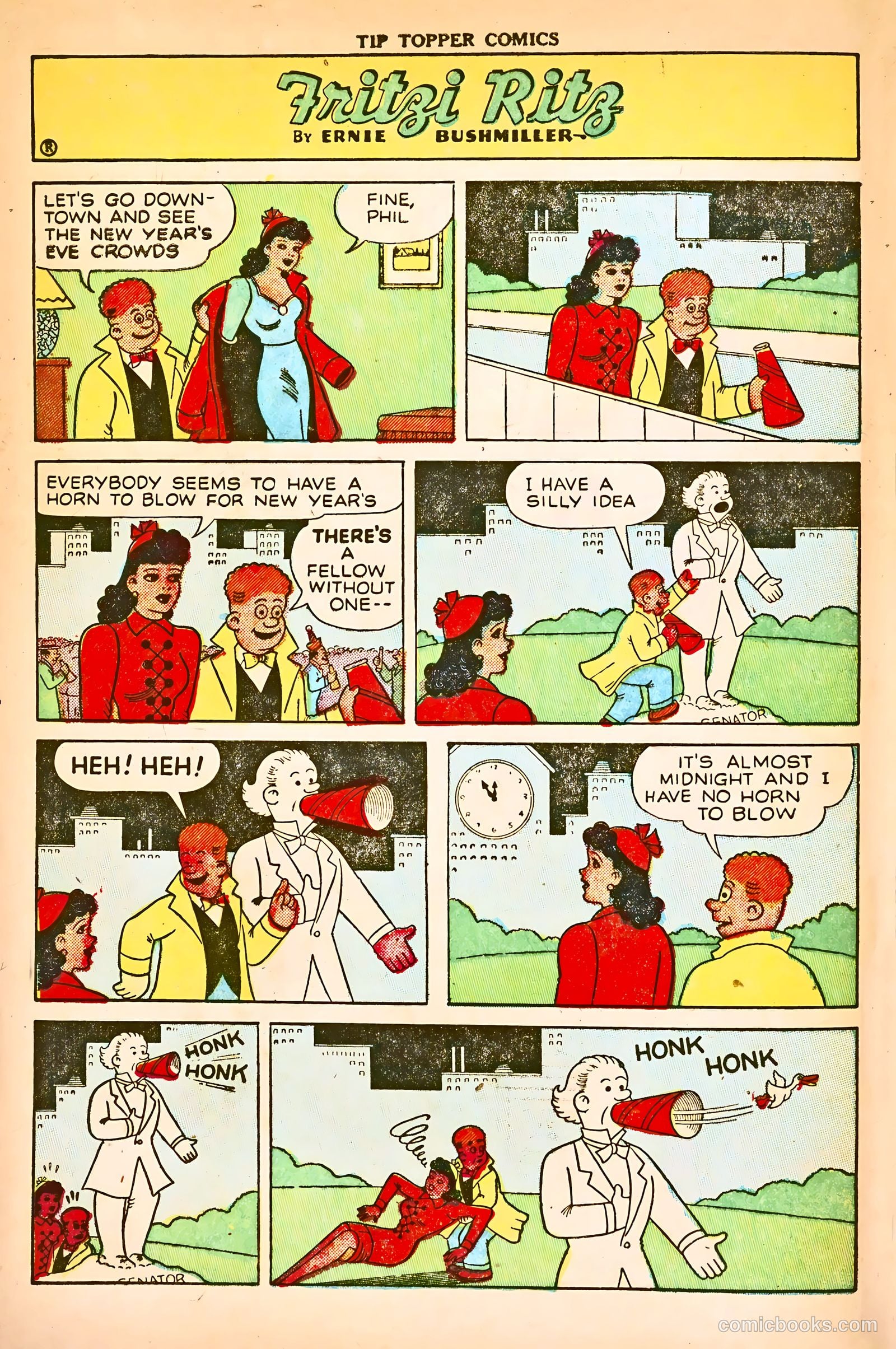 Tip Topper Comics #21 (1953) — page 4 of 27